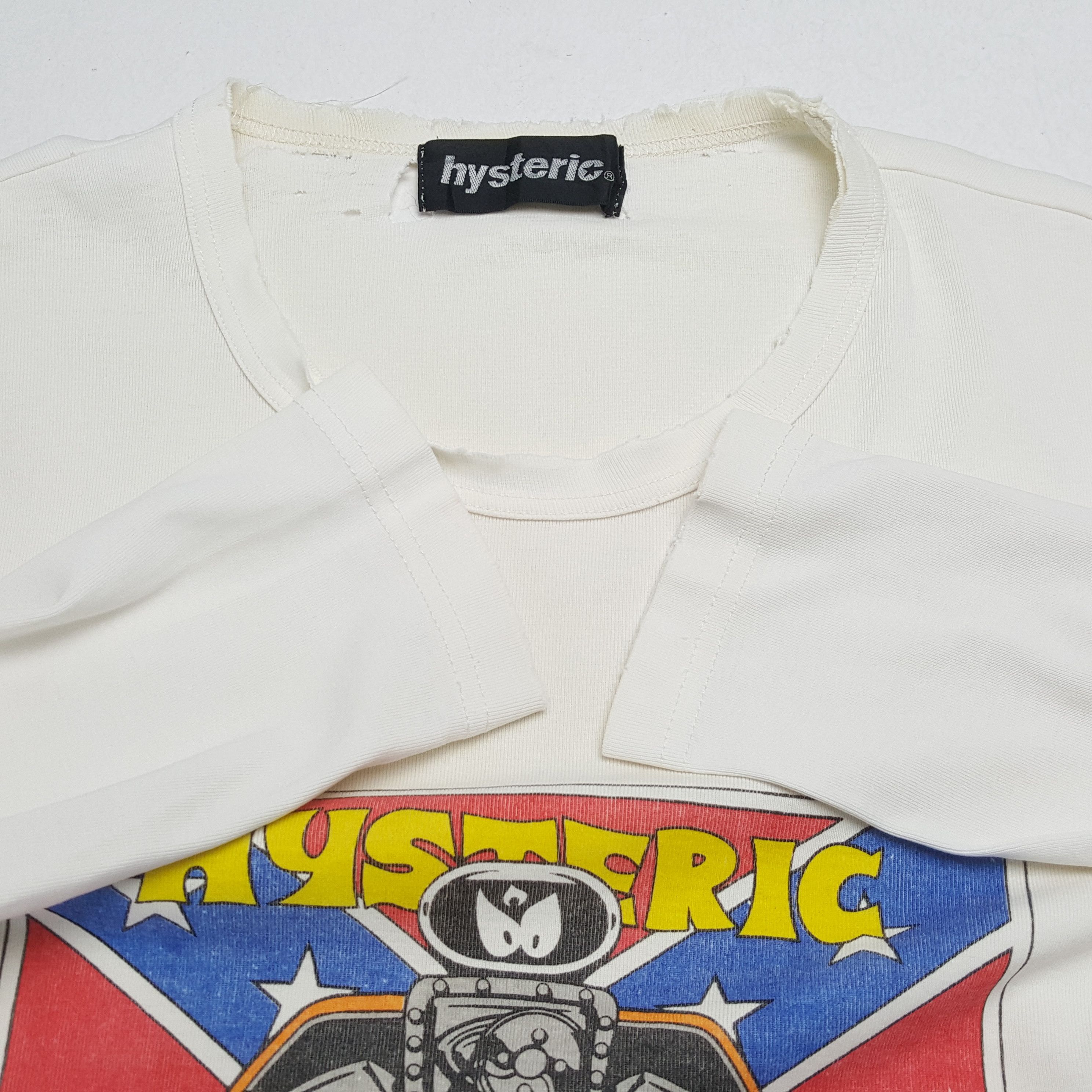 Hysteric Glamour × Japanese Brand × Vintage HYSTERIC GLAMOUR Japanese Brand Streetwear Distressed Tshirt Size US S / EU 44-46 / 1 - 8 Thumbnail