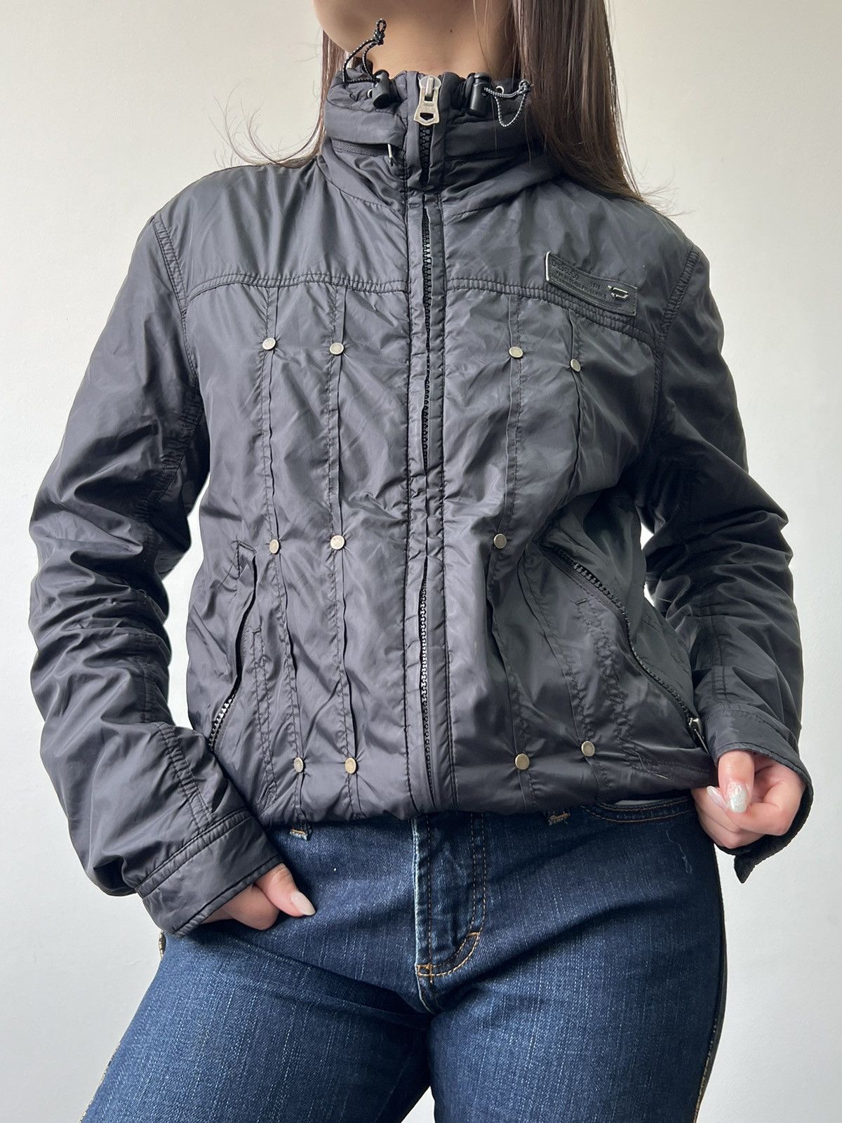 Diesel × If Six Was Nine × Japanese Brand Vintage Diesel jacket avant Garde Y2K Size S / US 4 / IT 40 - 2 Thumbnail