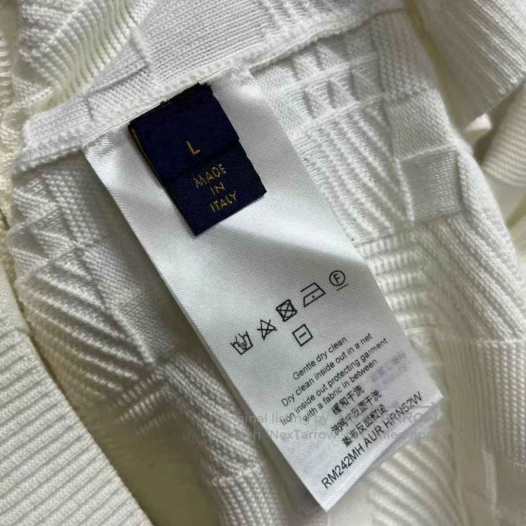 Louis Vuitton Louis Vuitton 2024 White Letter Jacquard T. Size US L / EU 52-54 / 3 - 3 Thumbnail