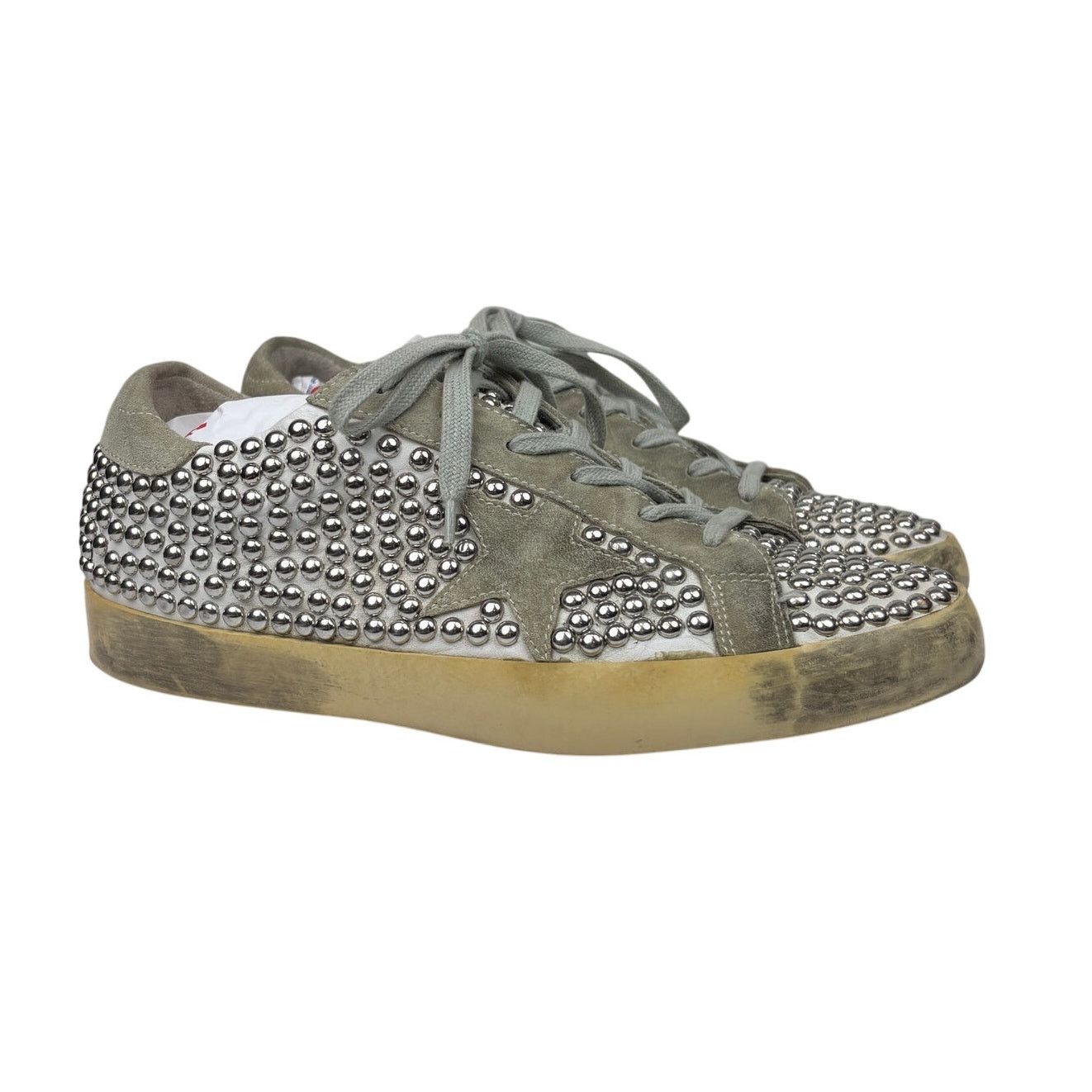 Golden Goose Golden Goose Superstar GGDB Old Studded Low Top Sneakers 38 Size US 8 / IT 38 - 1 Thumbnail