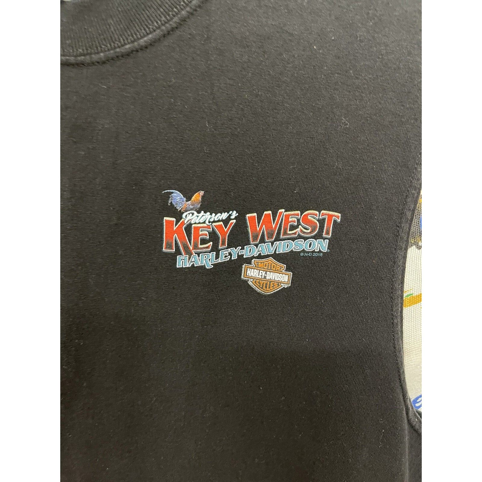 Other VTG Y2K Mens Harley Davidson Black T Shirt Tank Peterson's K Size US L / EU 52-54 / 3 - 4 Thumbnail