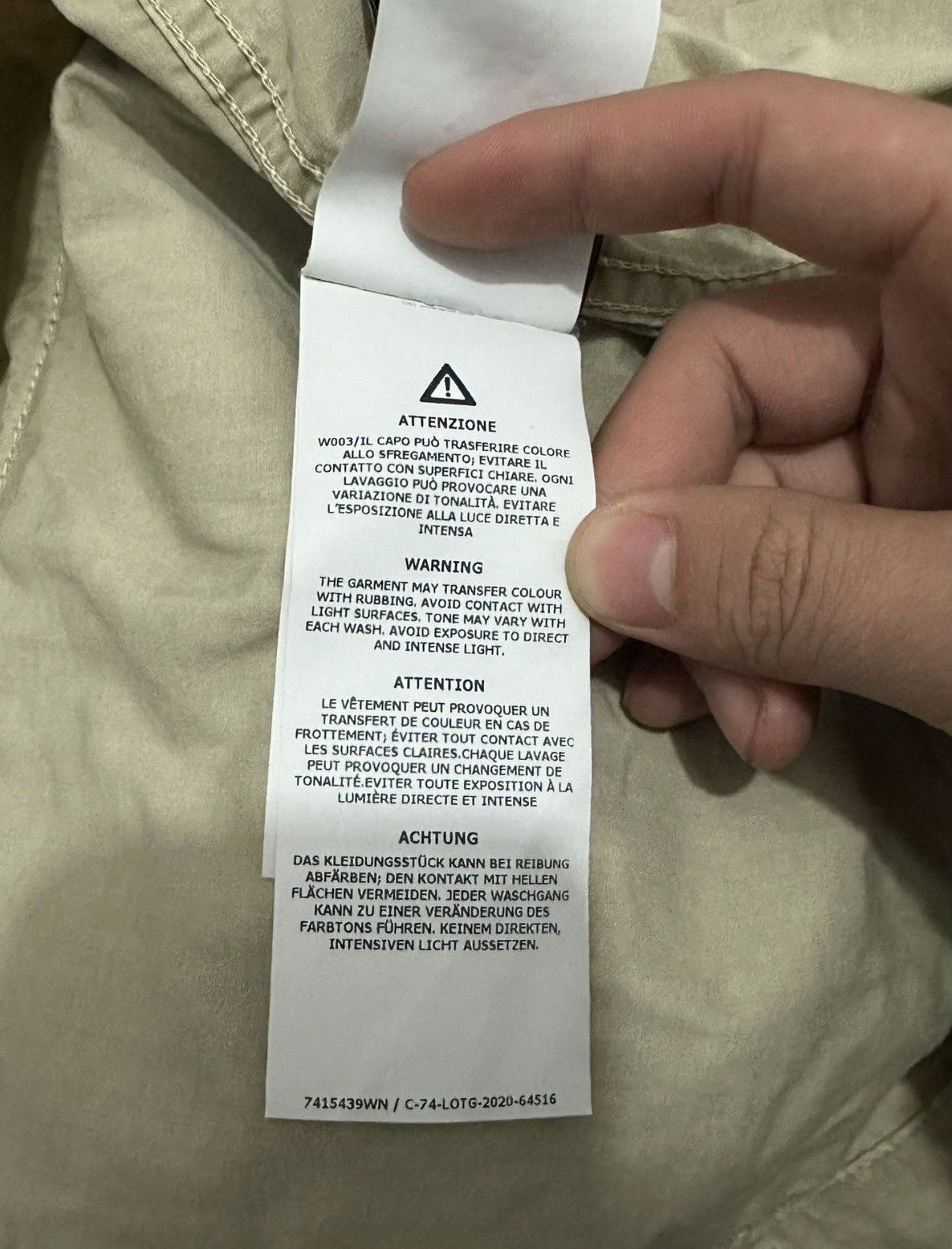 Stone Island Stone Island Three-Pocket Work Jacket K5 Size US XL / EU 56 / 4 - 6 Thumbnail