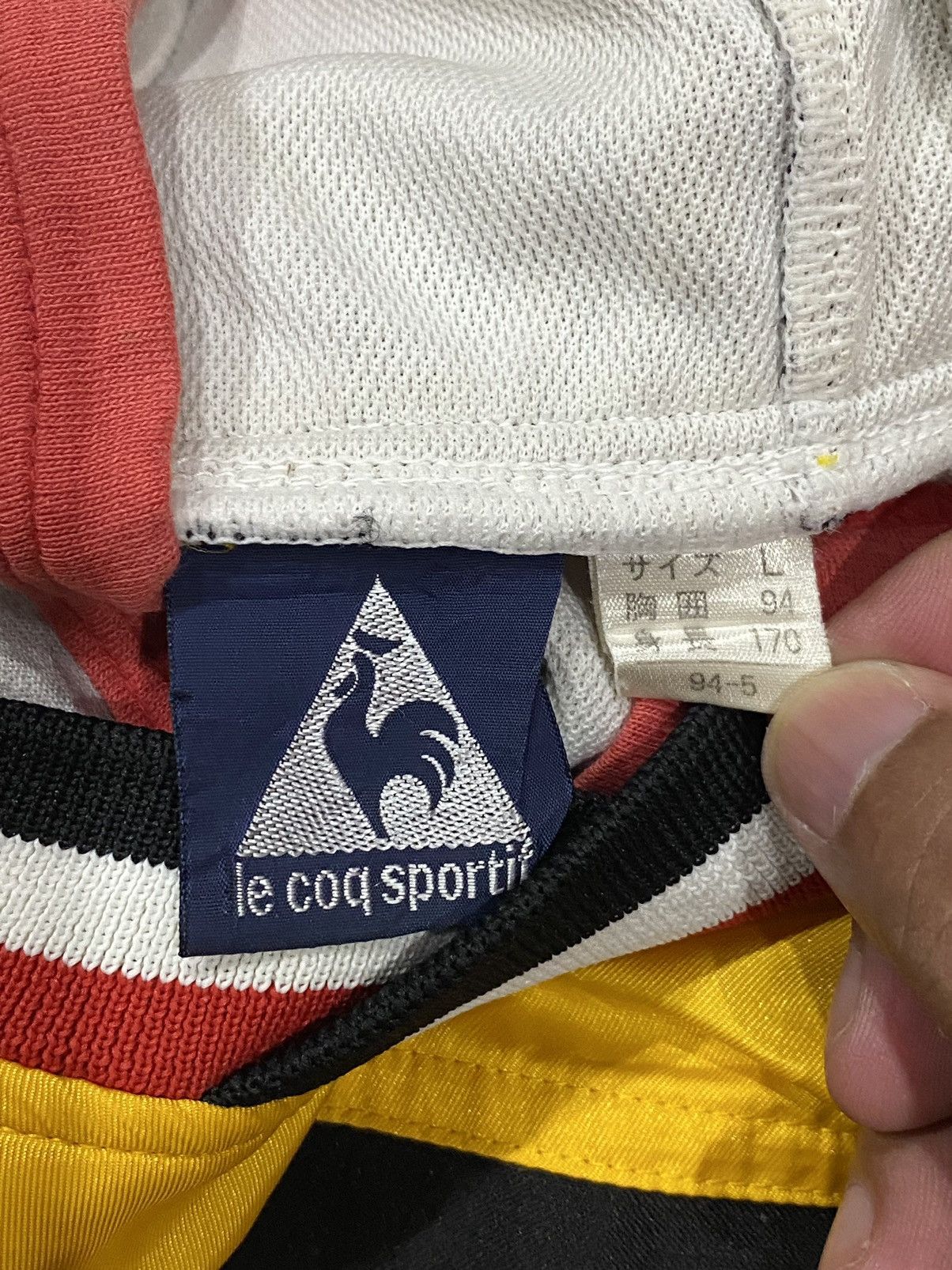 Le Coq Sportif × Vintage Vintage Le Coq Sportif Hoodie Jacket Long Sleeve (L) Size US L / EU 52-54 / 3 - 14 Thumbnail