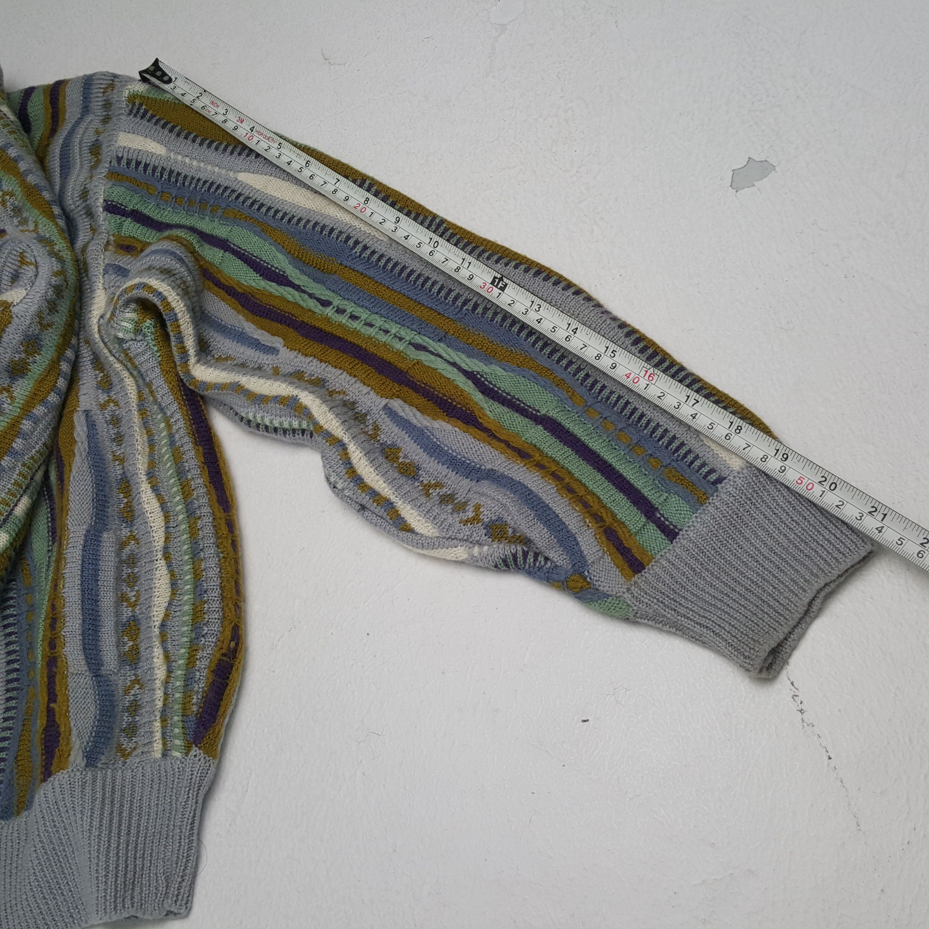 Vintage BOSWELL Coogi Style Streetwear Knitwear Sweater Size US S / EU 44-46 / 1 - 5 Thumbnail