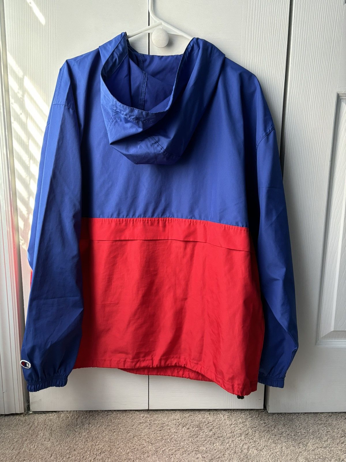 Champion Champion Blue/Red Half-Zip Windbreaker Size US L / EU 52-54 / 3 - 2 Thumbnail