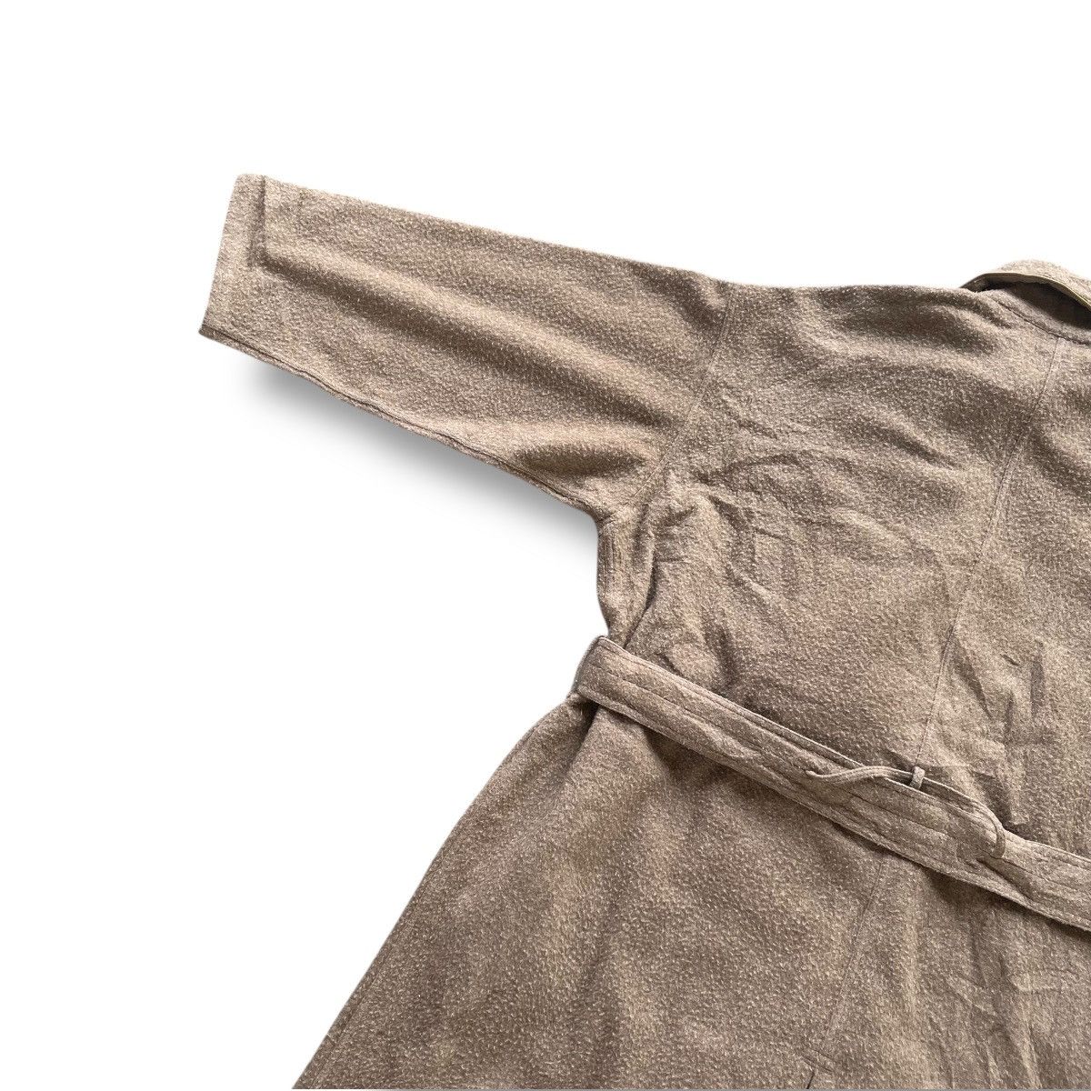 Yohji Yamamoto 💰BINDING OFFER 💰 VINTAGE YS YOHJI YAMAMOTO WOOL TRENCH COAT Size XL / US 12-14 / IT 48-50 - 8 Thumbnail