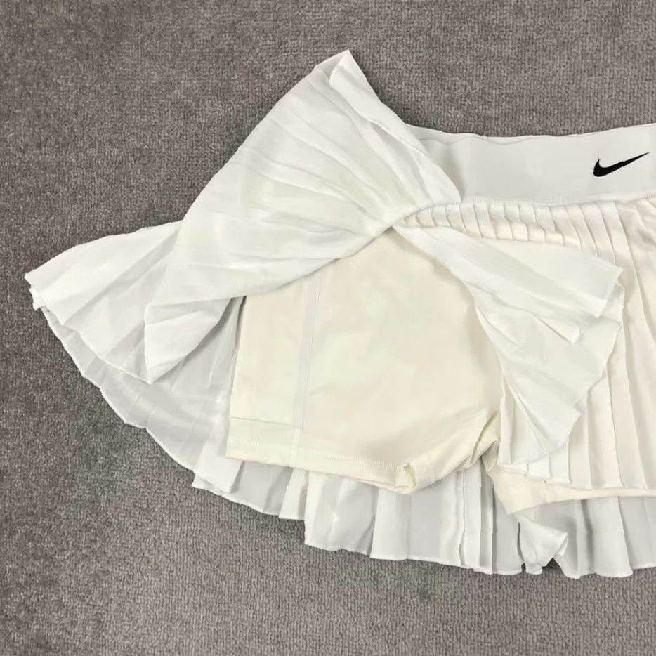 Nike Nike Skort Skirt Womens XL White Golf Tennis Core Advantage Pleated DR6849-100 Size 40" / US 18 - 7 Thumbnail