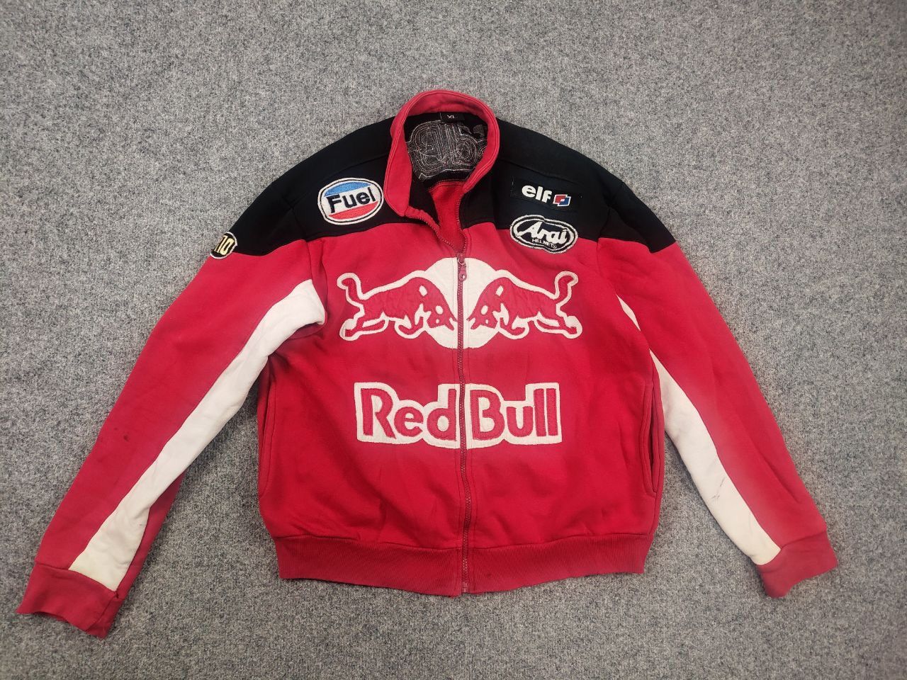 Red Bull Vintage Red Bull Fuel Arai Engine Zip Racing Sweatshirt Y2K Size US M / EU 48-50 / 2 - 10 Thumbnail