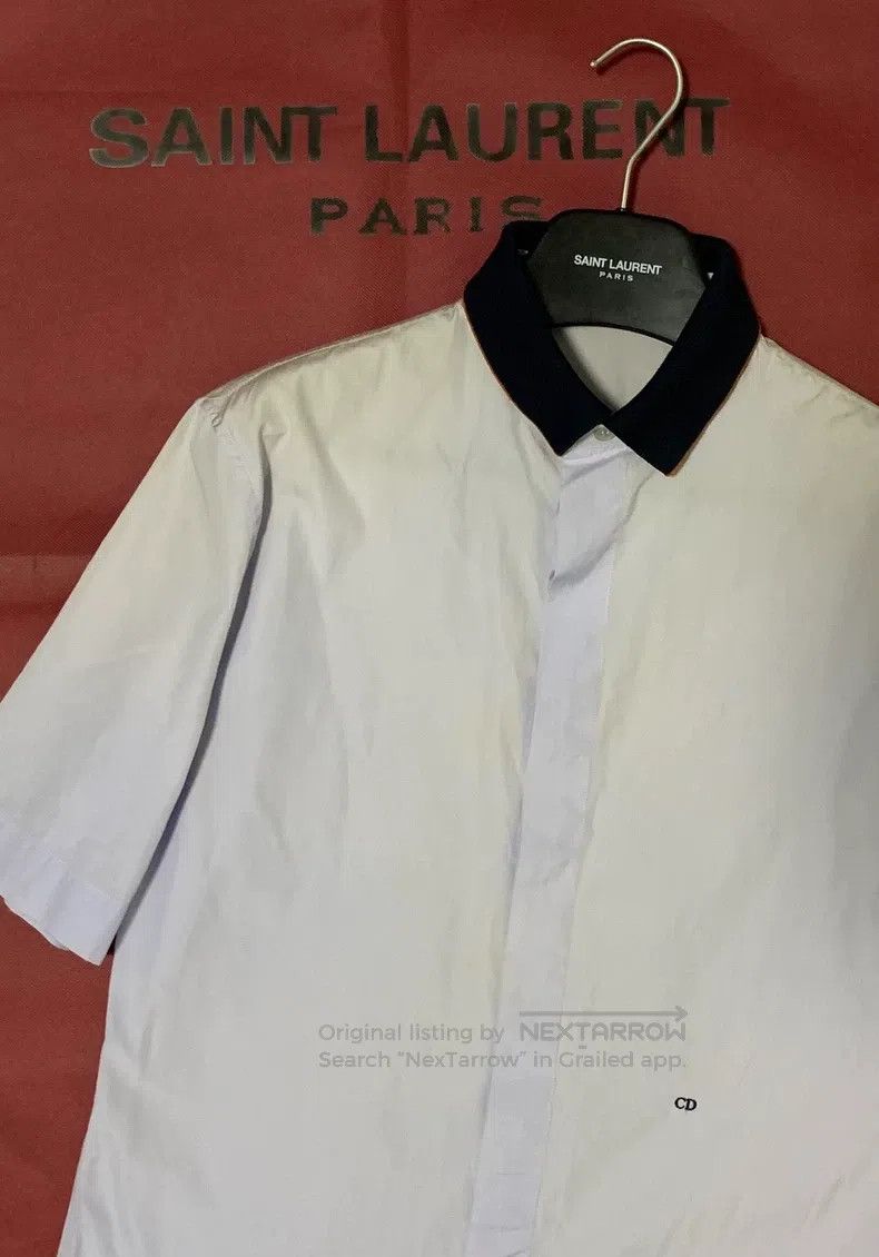 Dior Dior Size 39 Tie Print Shirt i Size US L / EU 52-54 / 3 - 8 Thumbnail