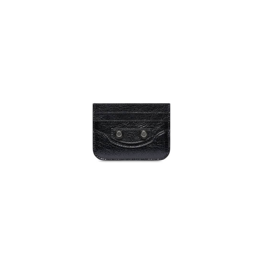 Balenciaga o1mt1gz0525 Size: OS / Le Cagole Card Holder in Black Size ONE SIZE - 1 Thumbnail