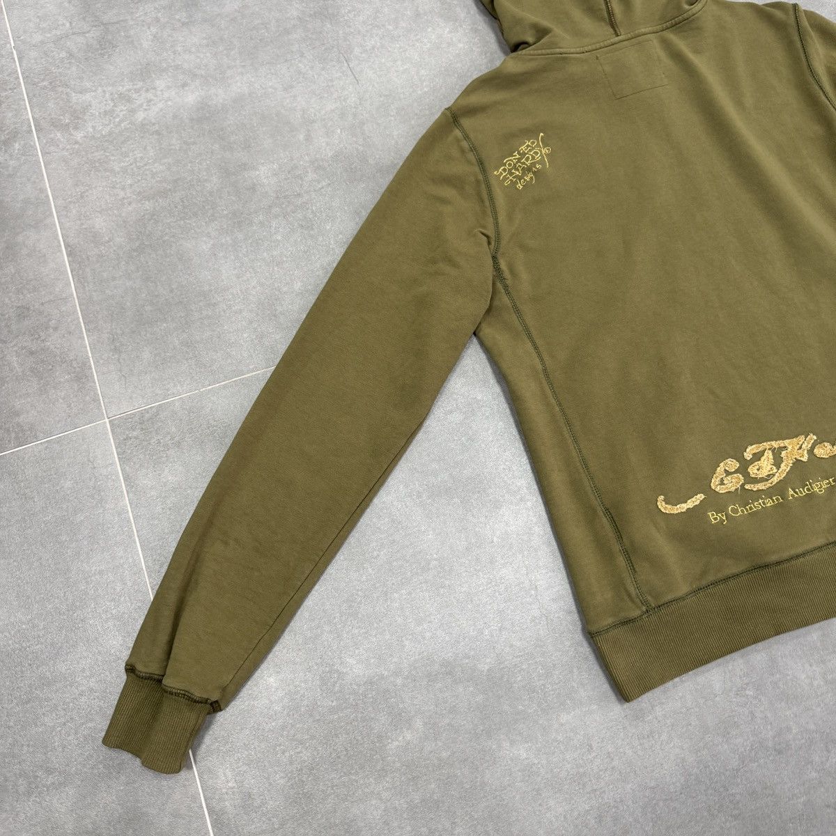 Christian Audigier × Ed Hardy Ed Hardy by Christian Audigier Embroidered Tiger Y2K Hoodie Size US M / EU 48-50 / 2 - 17 Thumbnail