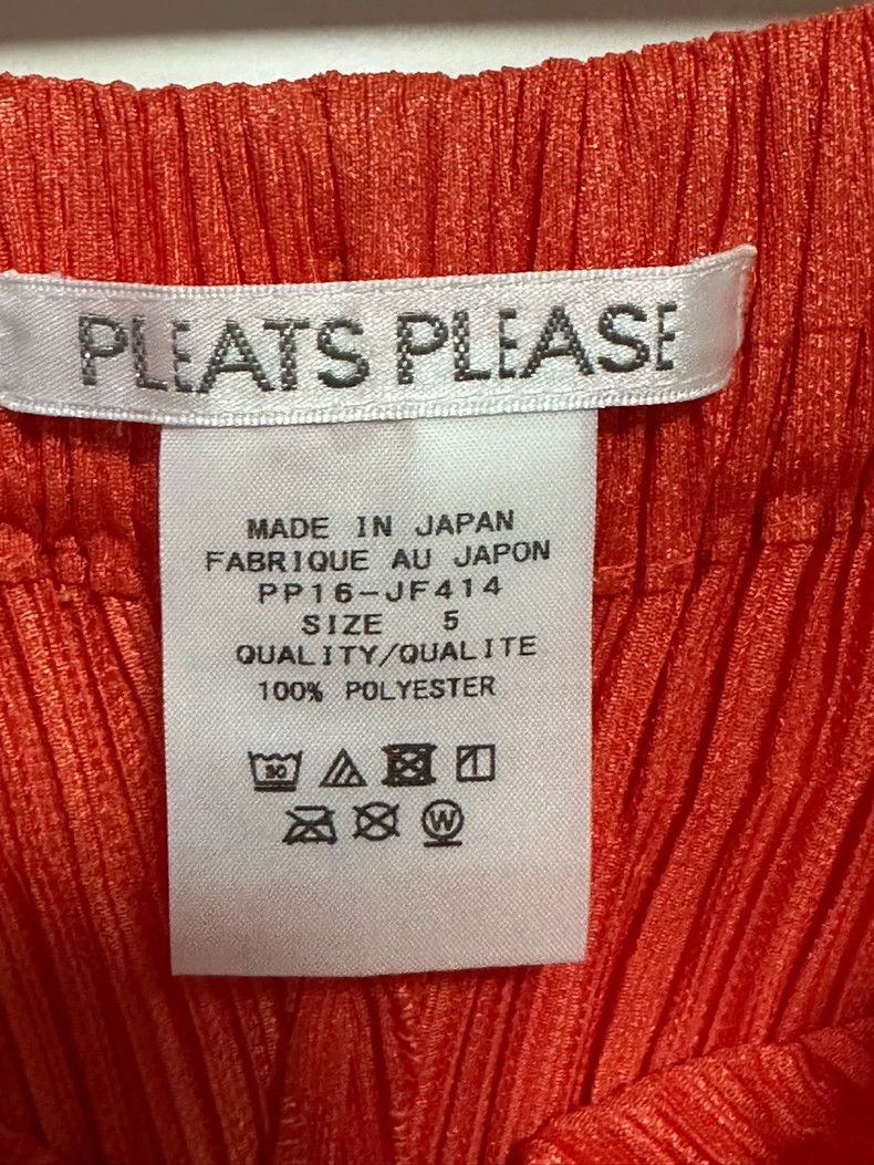 Issey Miyake Issey Miyake size:5 Orange pleated pants Size 42" / US 20 - 3 Thumbnail