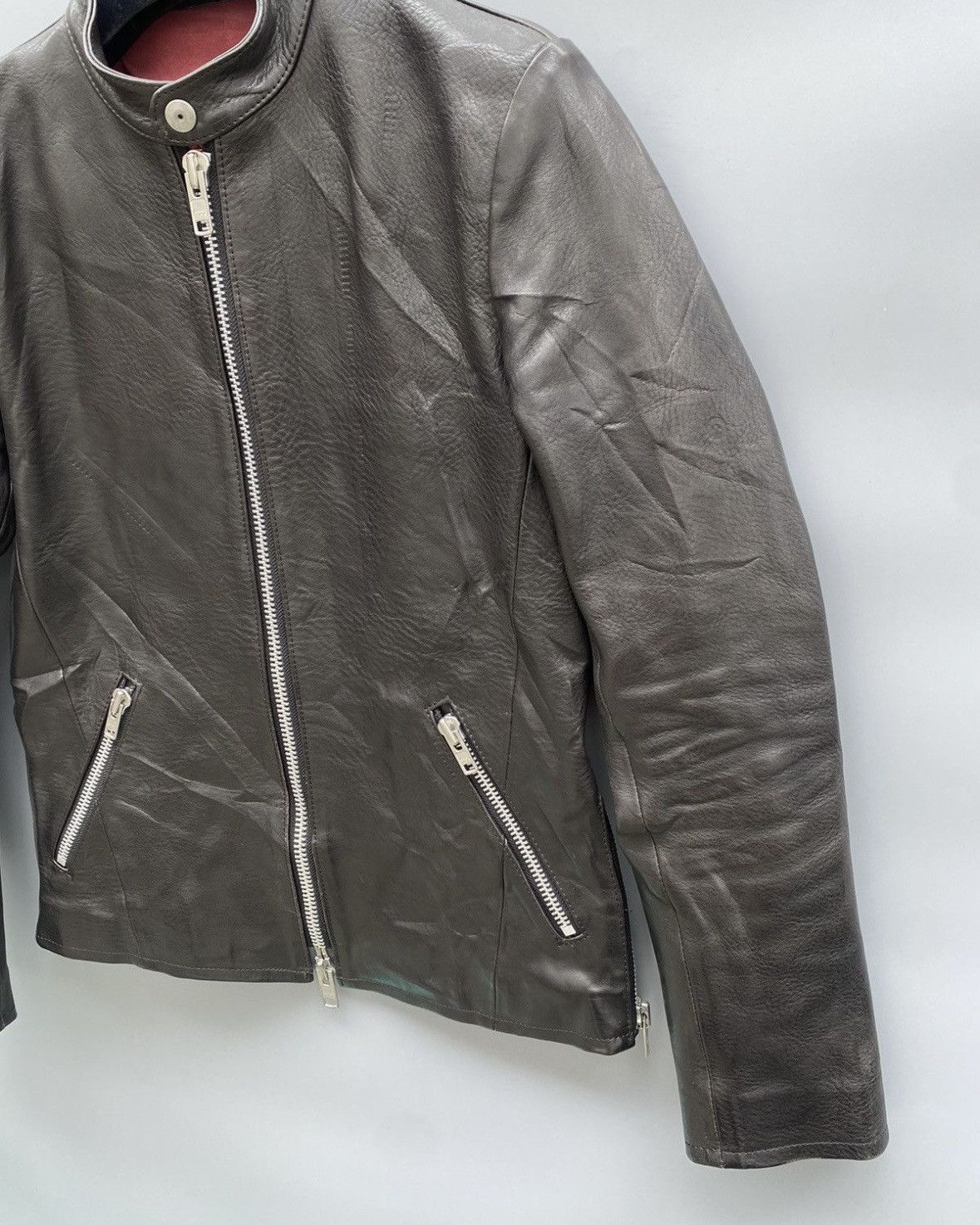 Isamu Katayama Backlash S/S 2018 Isamu Katayama “Orice” Single Rider Leather Jacket Size US XS / EU 42 / 0 - 6 Thumbnail