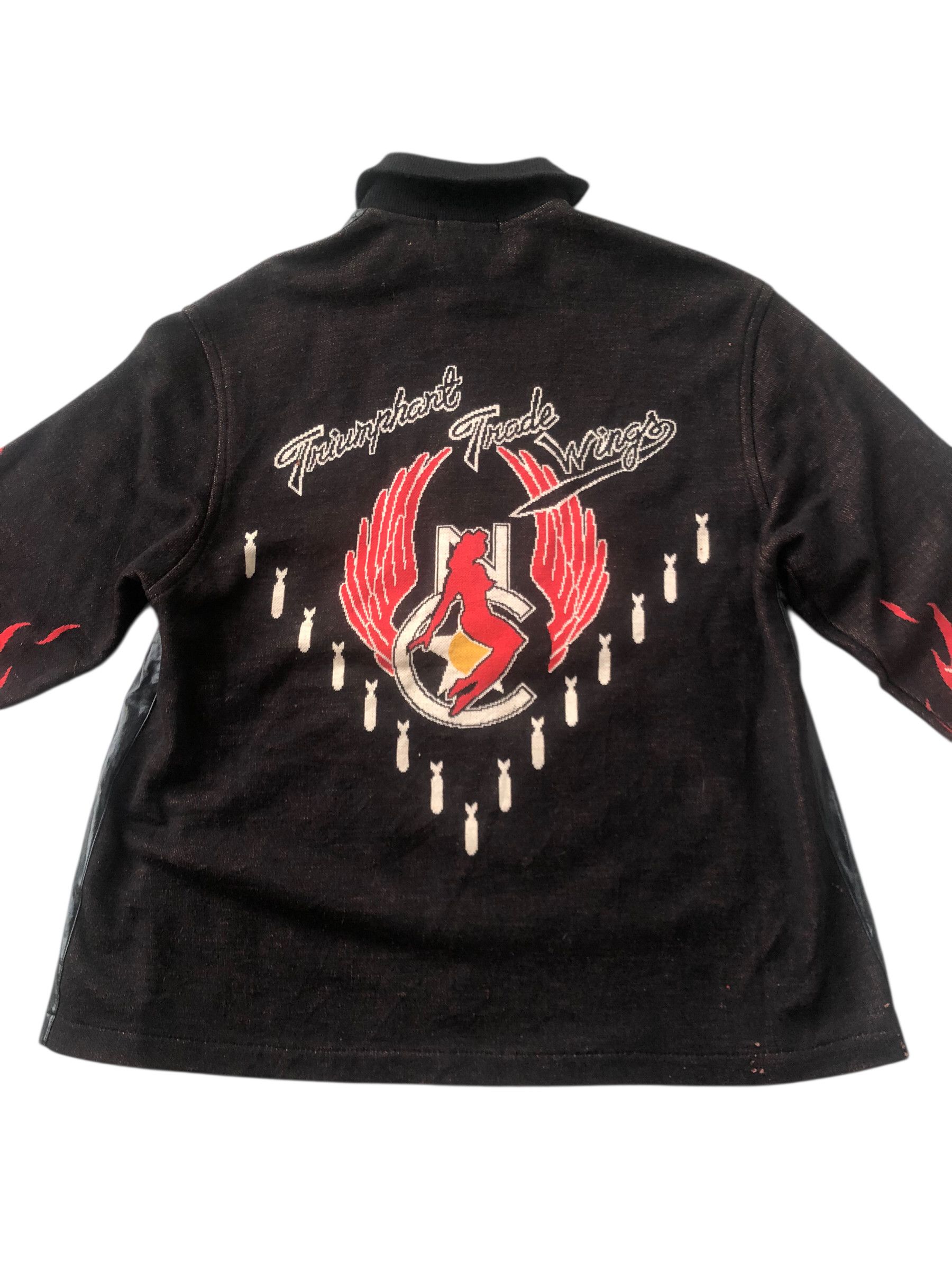 Nicole Club 🔥Vtg NICOLE CLUB FOR MEN Sample Archived Wool PVC Jacket Size US XL / EU 56 / 4 - 4 Thumbnail
