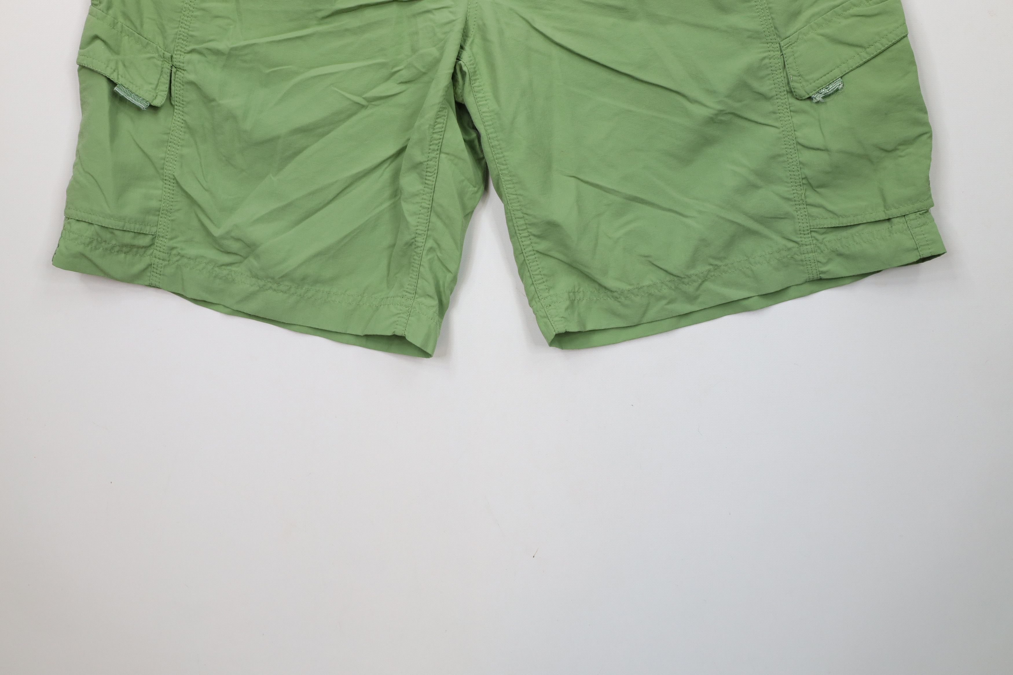 Eddie Bauer × Vintage Vintage Eddie Bauer Above Knee Cargo Shorts Light Green Size US 36 / EU 52 - 4 Thumbnail