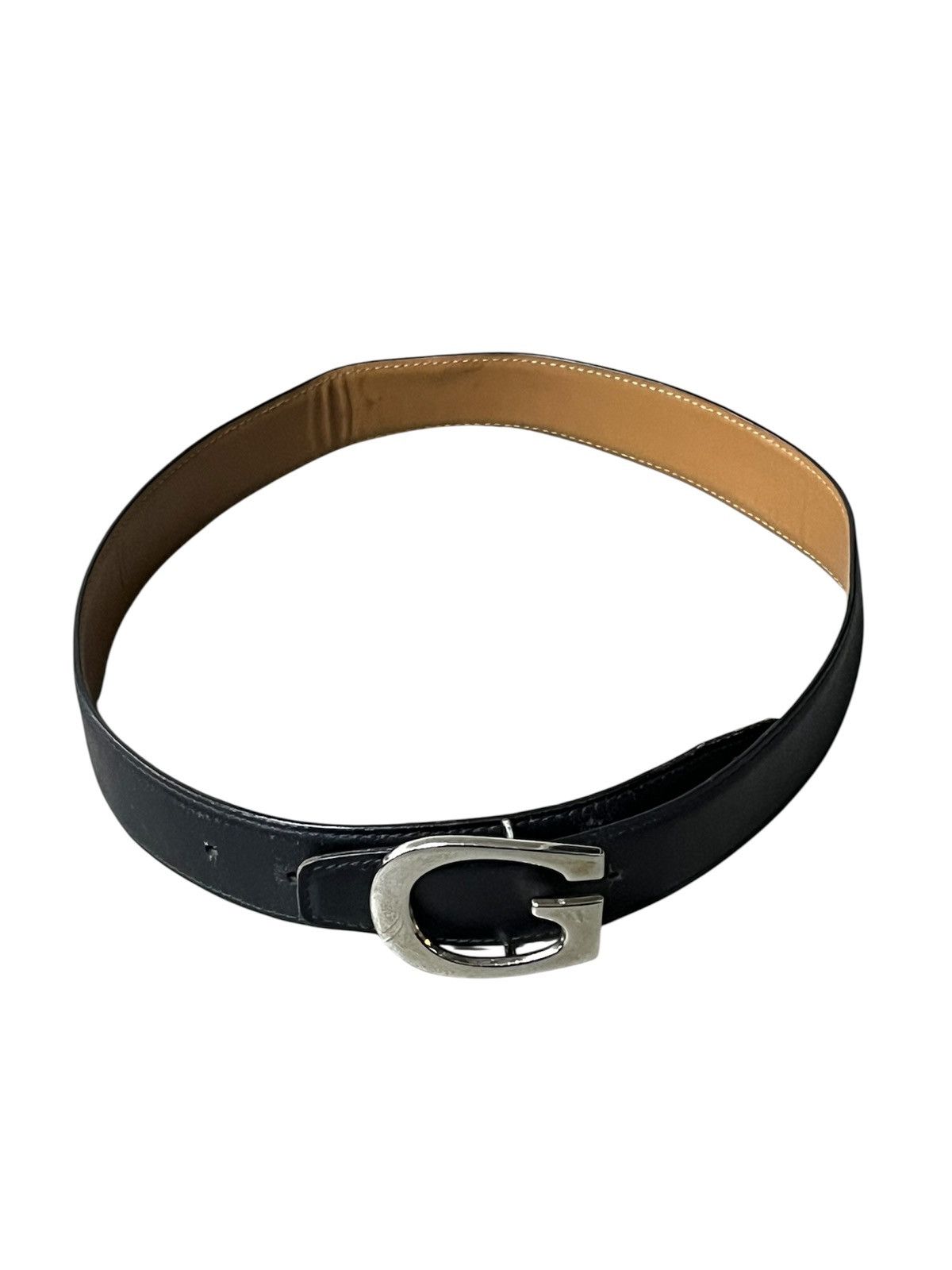 Gucci Vintage Gucci G Buckle Genuine Leather Belt Made in Italy Size 34 - 1 Thumbnail