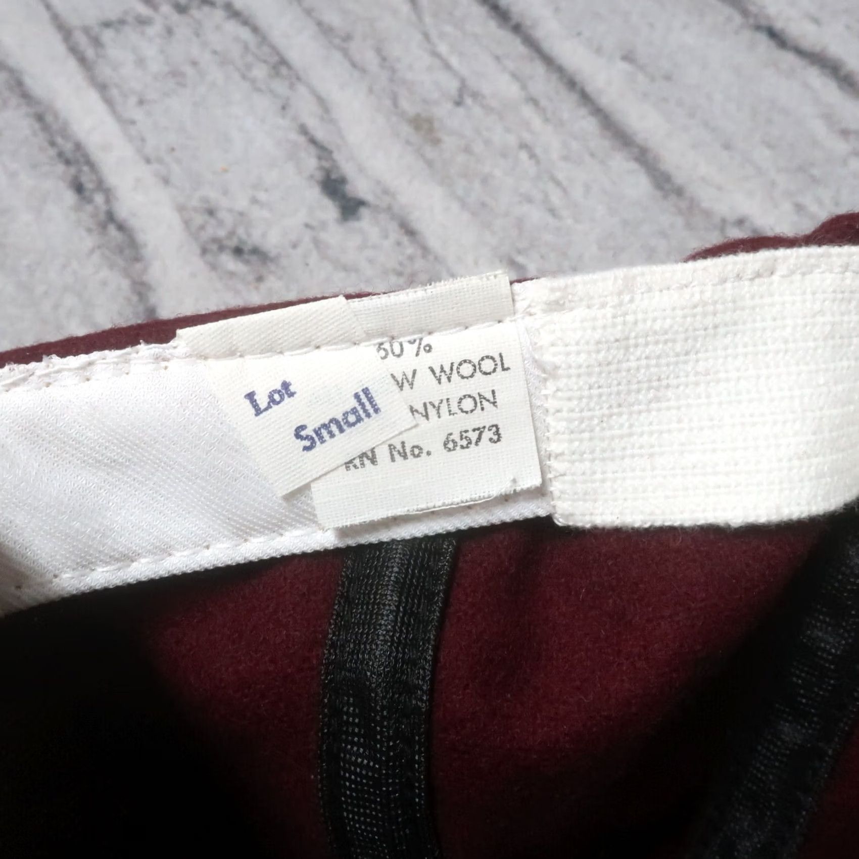 Vintage VINTAGE Intersteller Wool Baseball Hat Cap S Maroon Mens Hat Size ONE SIZE - 6 Thumbnail