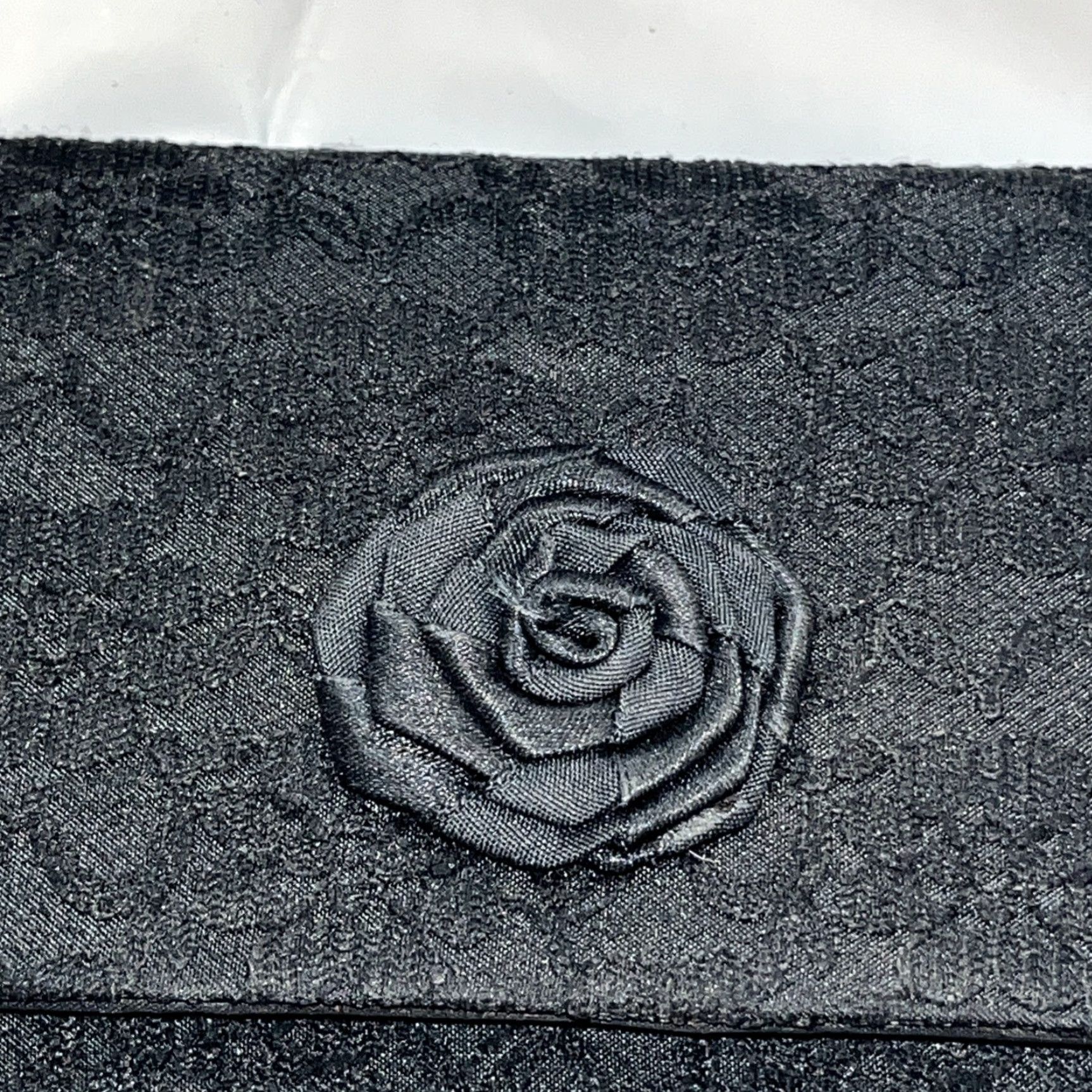 Vintage VINTAGE Black LACE formal Purse Evening Bag Magnetic Flap Crossbody Strap Small Clutch Women Size ONE SIZE - 2 Thumbnail