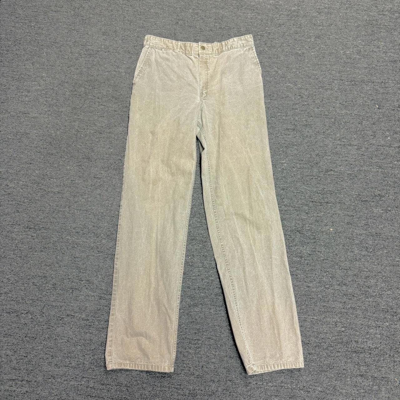 Designer Tropicals Beige/Grey Pants Size US 30 / EU 46 - 2 Thumbnail
