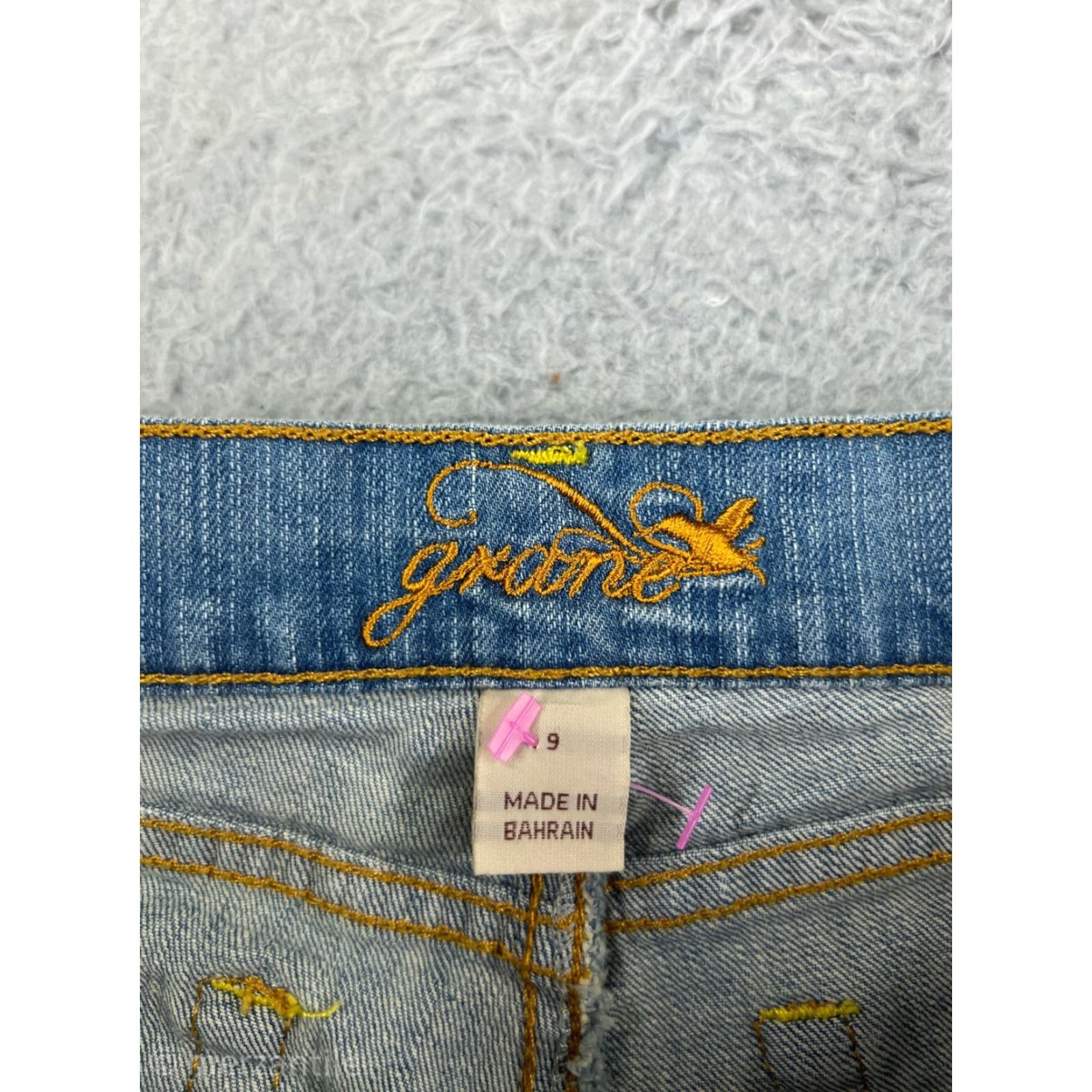 Vintage Grane Women's Bootcut Jeans Size 9 Light Blue Denim Cotton-Blend Western Style, Relaxed Fit Size 30" / US 8 / IT 44 - 4 Thumbnail