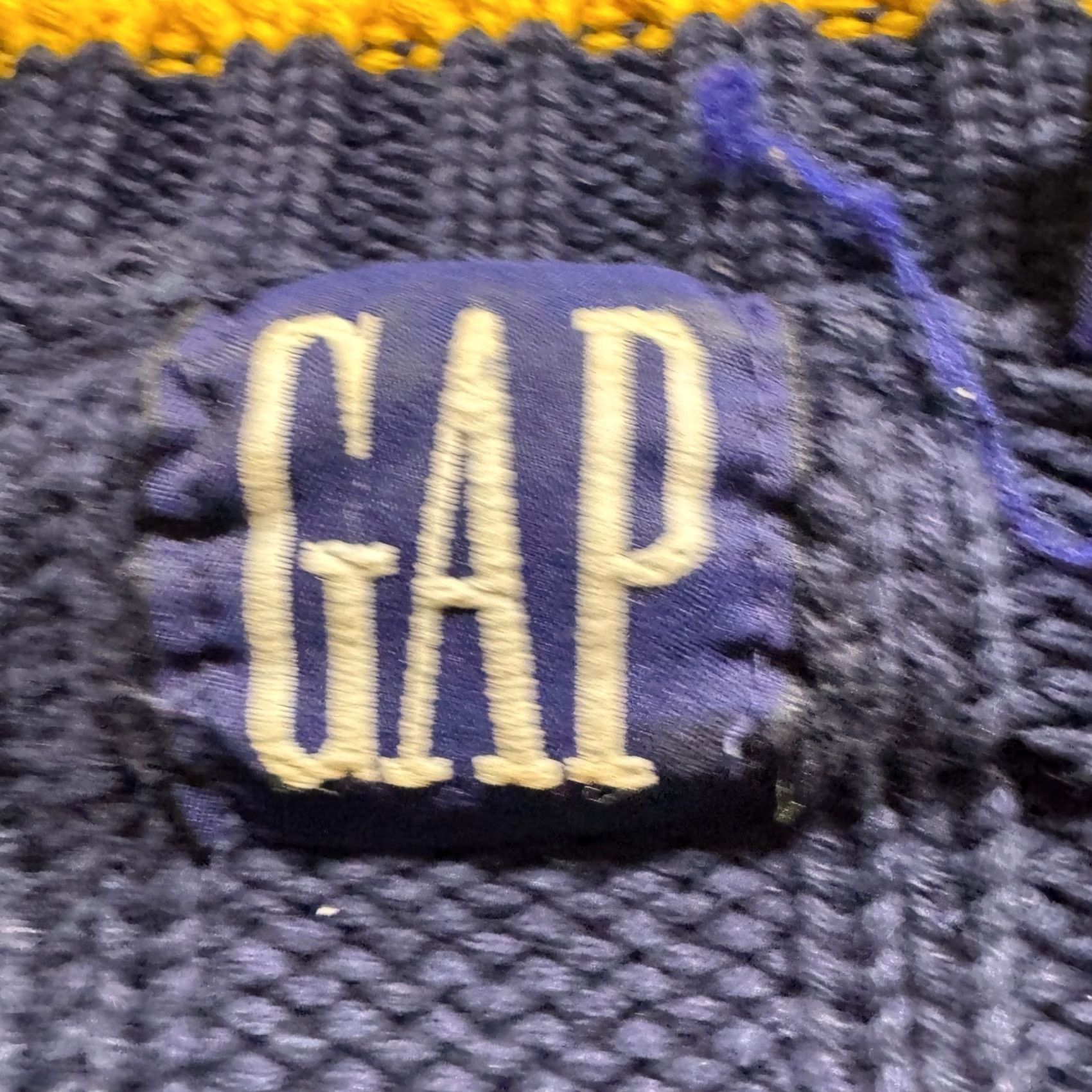Gap VINTAGE GAP Sweater Pullover Men's L Blue 90s Cable Knitted Cotton Casual Knitted Pullover Mens Blue Size US L / EU 52-54 / 3 - 3 Thumbnail