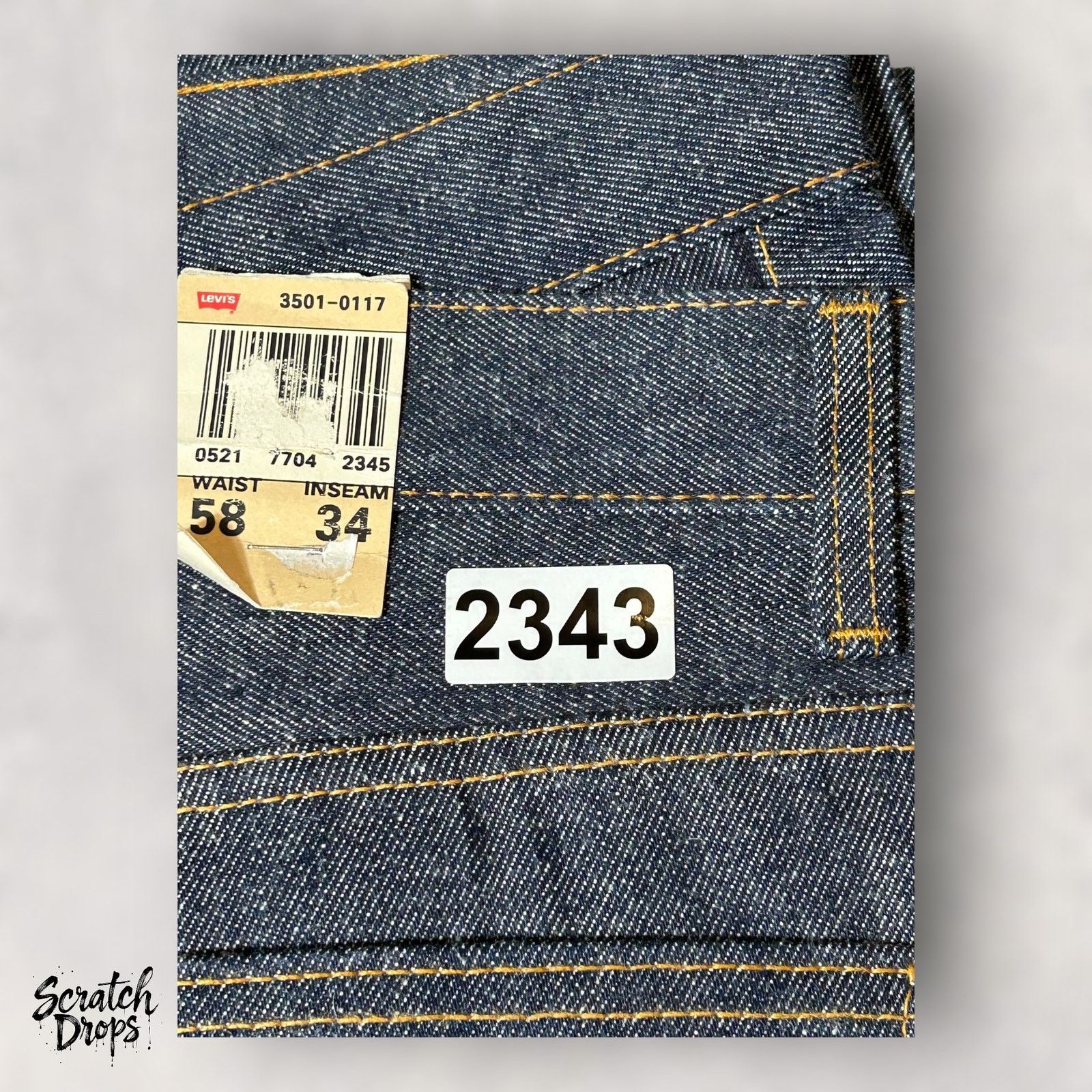 Levi's Vintage Levi’s 501xx Shrink-to-Fit Jeans USA W58 L34 501 NWT Size US 42 / EU 58 - 6 Thumbnail