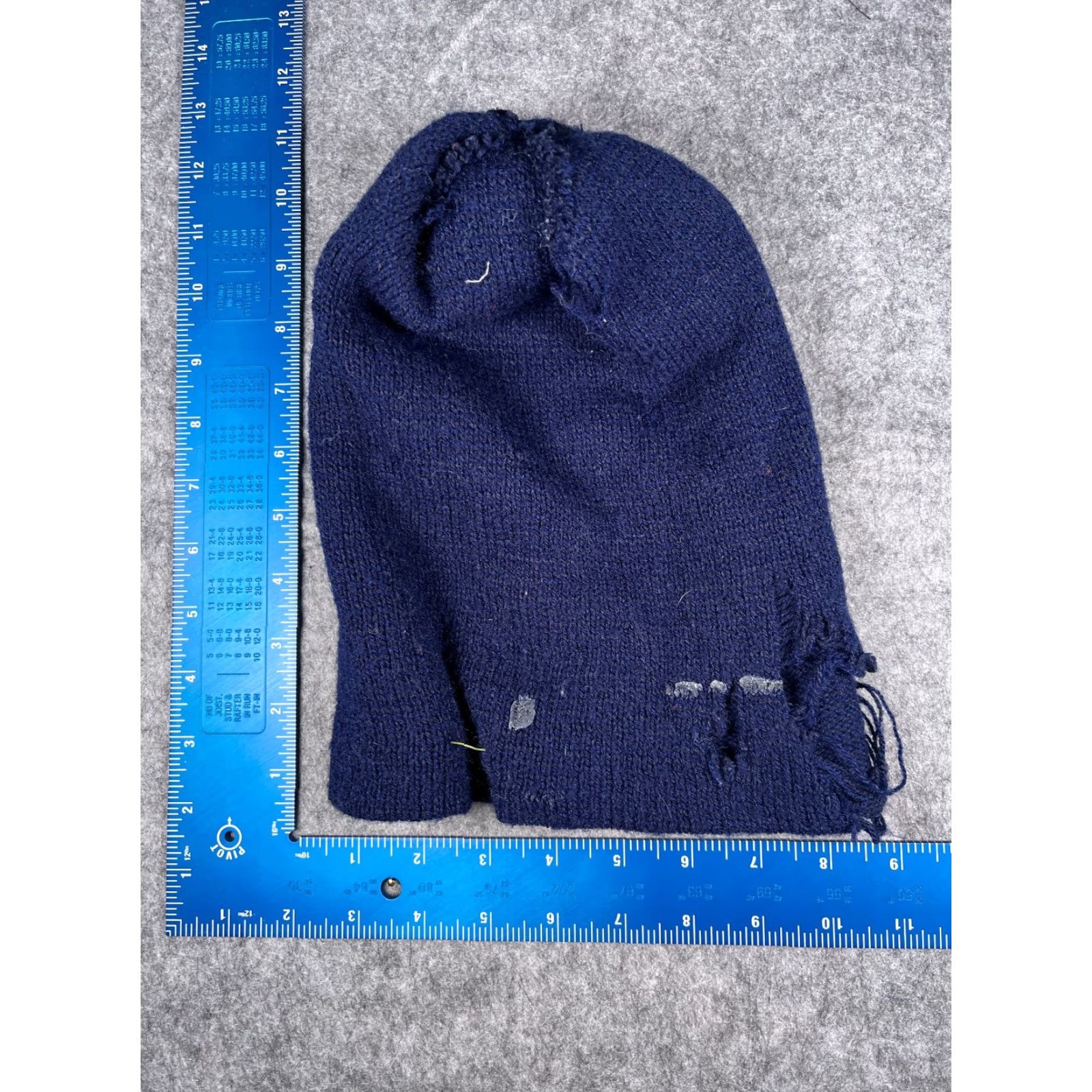 Vintage VINTAGE? No—Unbranded Beanie Knit Adult One Size Blue Pom 100% Acrylic Ski Style Beanie Adult One Size Blue Knit Hat Unbranded Mens Womens Boys Girls Size ONE SIZE - 6 Thumbnail
