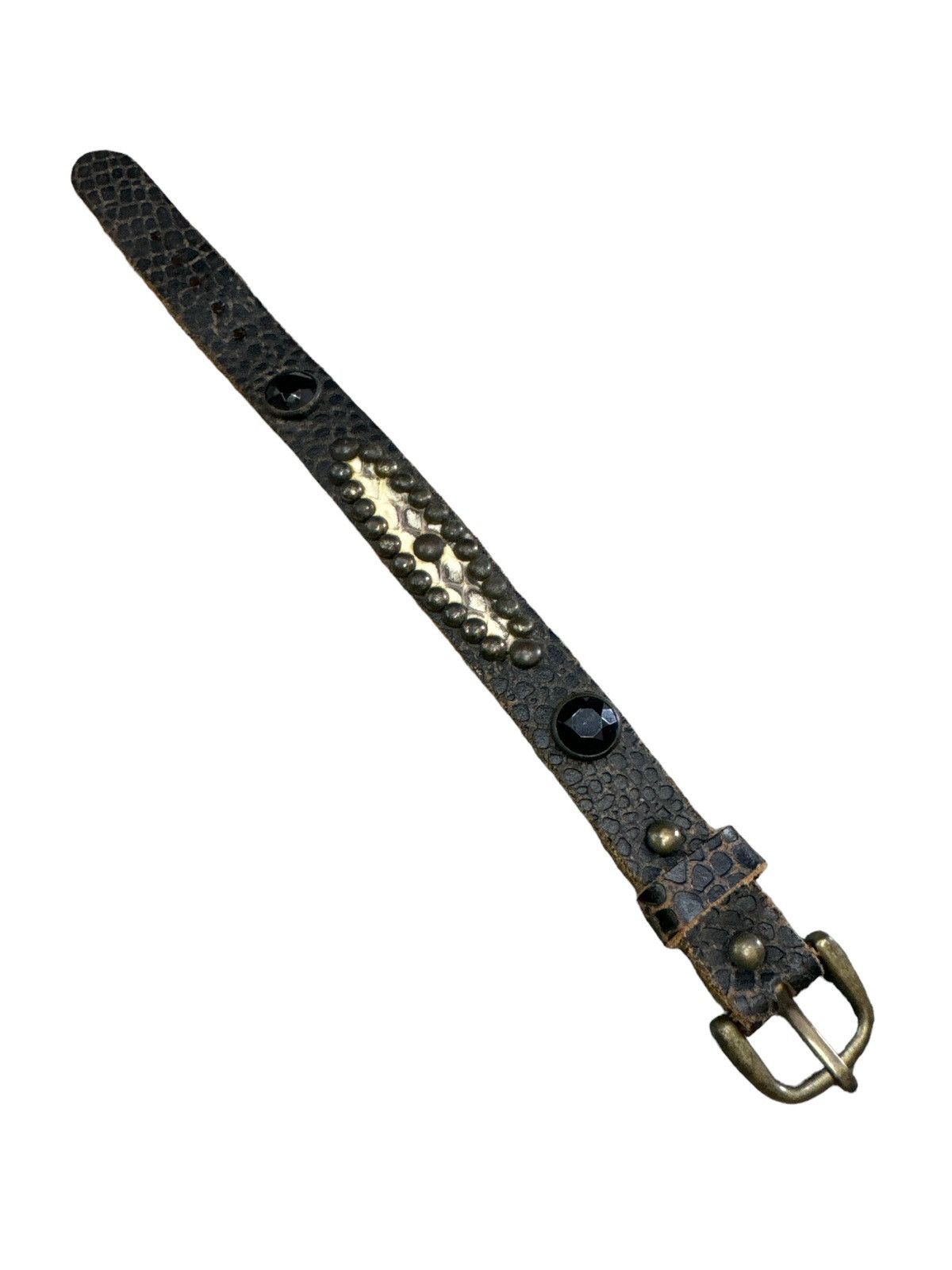 Genuine Leather NATIVE SNAKE LEATHER PATCH BRACELET Size ONE SIZE - 2 Thumbnail