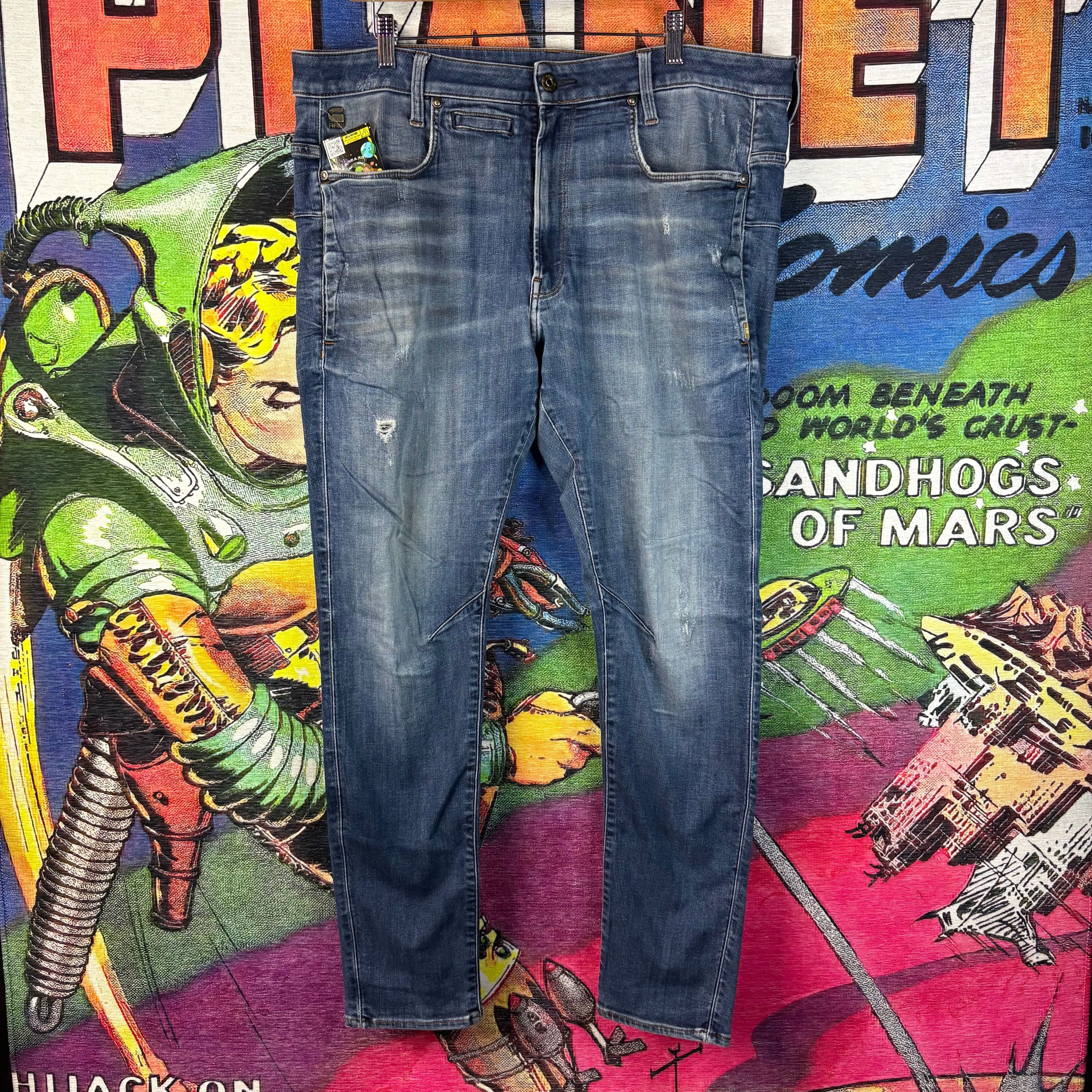 G-Star G-Star D-Staq Skinny Jeans Size 36" Size US 36 / EU 52 - 1 Thumbnail