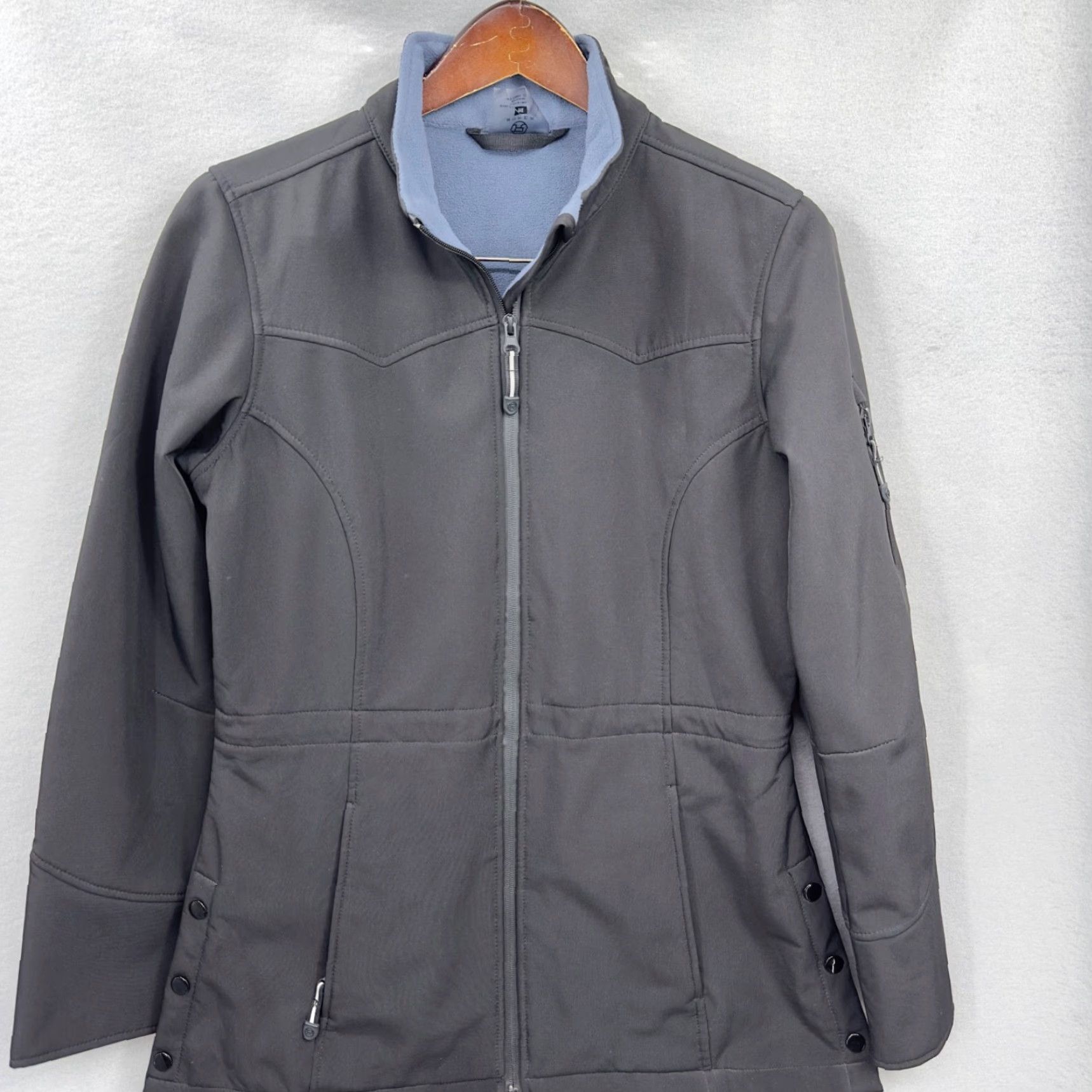 Roper Roper Jacket Womens M Black Softshell Lined Western Casual Shirt Coat Mens? Size M / US 6-8 / IT 42-44 - 3 Thumbnail