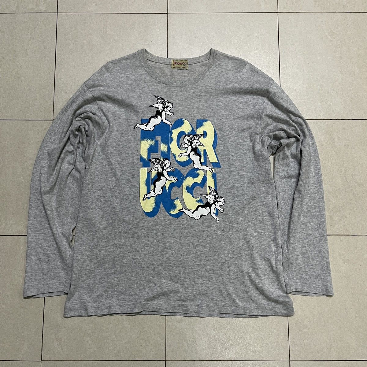 Designer × Fiorucci × Vintage Vintage Fiorucci Cherub Angel Shirt Size US M / EU 48-50 / 2 - 2 Thumbnail