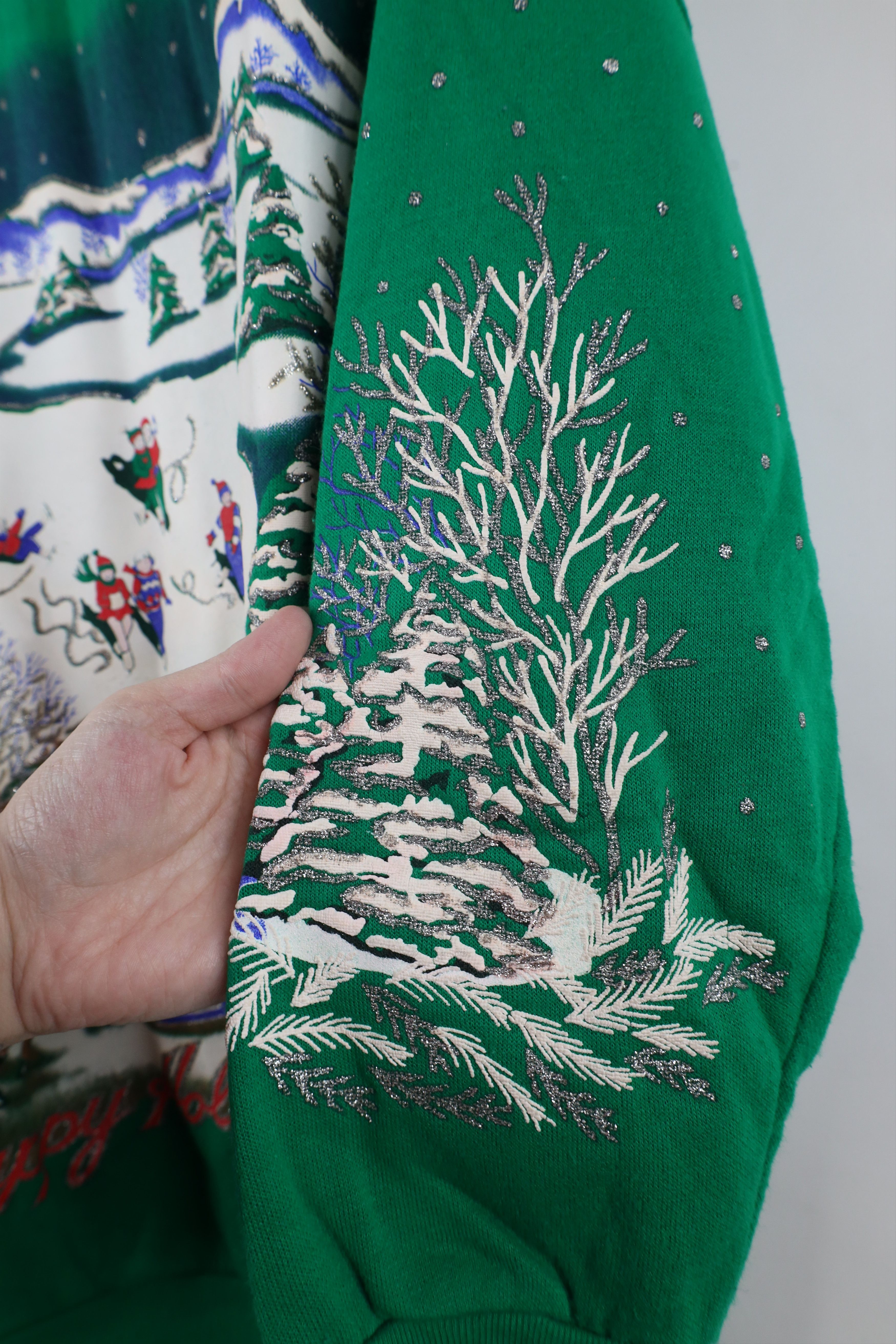 Vintage Vintage 90s Streetwear Christmas Crewneck Sweatshirt USA Size XL / US 12-14 / IT 48-50 - 9 Thumbnail