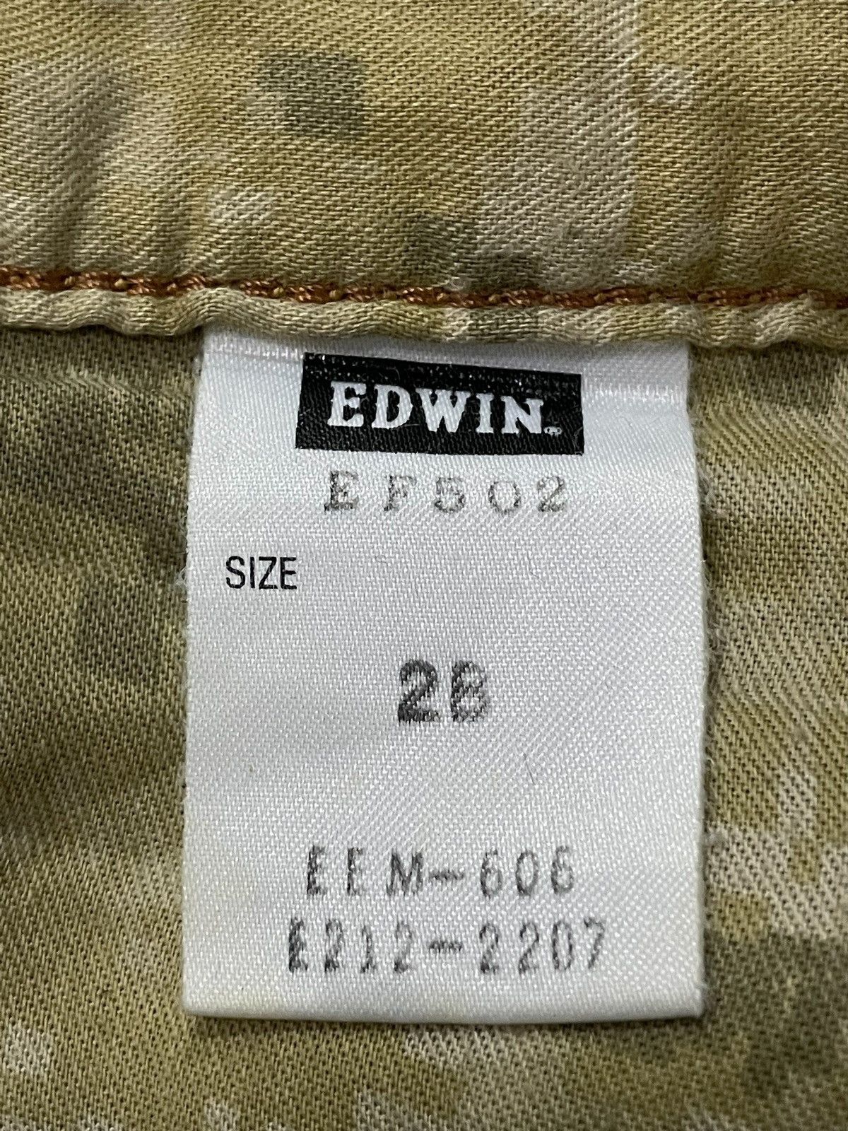 Beauty Beast × Edwin × Japanese Brand Vintage Edwin E Function Engineered Spiral Leg Jeans Size US 30 / EU 46 - 23 Thumbnail