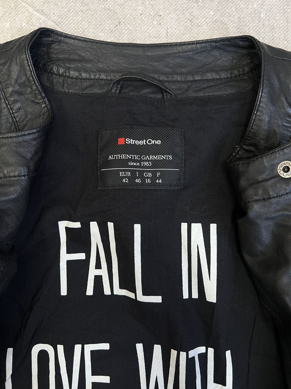 14th Addiction Black Leather biker Jacket Vintage 14th addiction style y2k Size US M / EU 48-50 / 2 - 12 Thumbnail