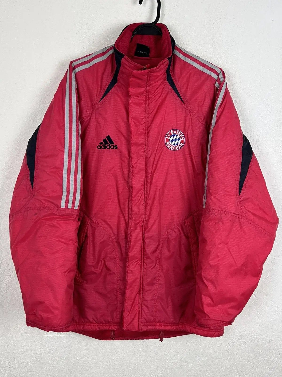 Adidas 00s Vintage Adidas FC Bayern Munchen 2004 Training Parka Size US M / EU 48-50 / 2 - 1 Thumbnail