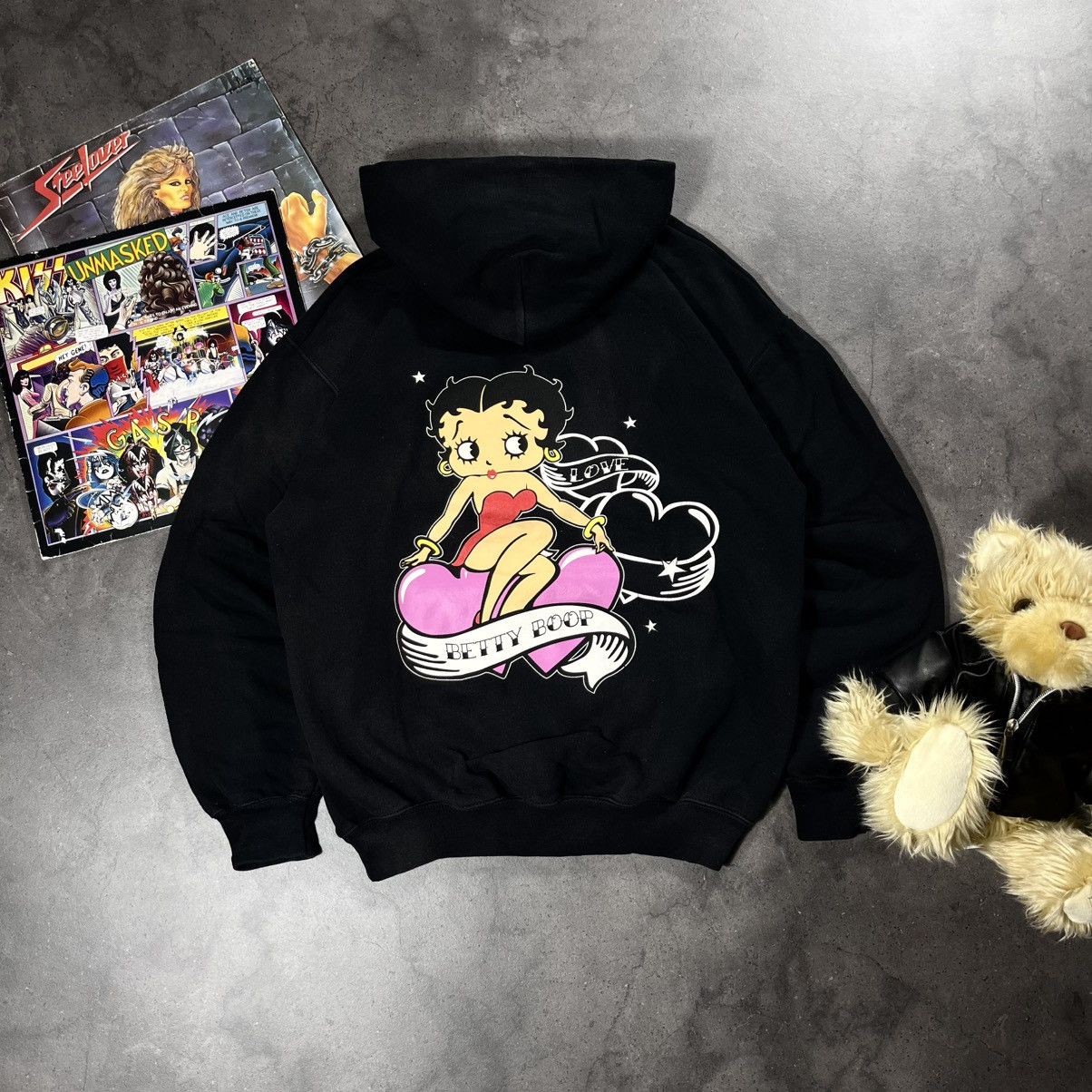 Cartoon Network Vintage 00s Betty Boop Big Logo Boxy Hoodie Sweatshirt Size US L / EU 52-54 / 3 - 1 Thumbnail