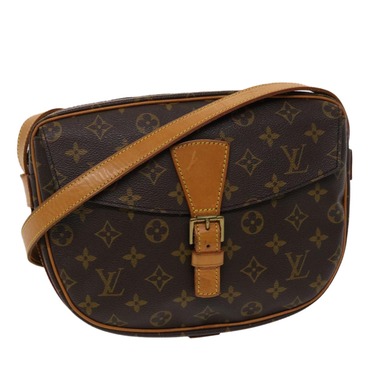 LOUIS VUITTON Monogram Jeune Fille GM Shoulder Bag M51225 LV Auth