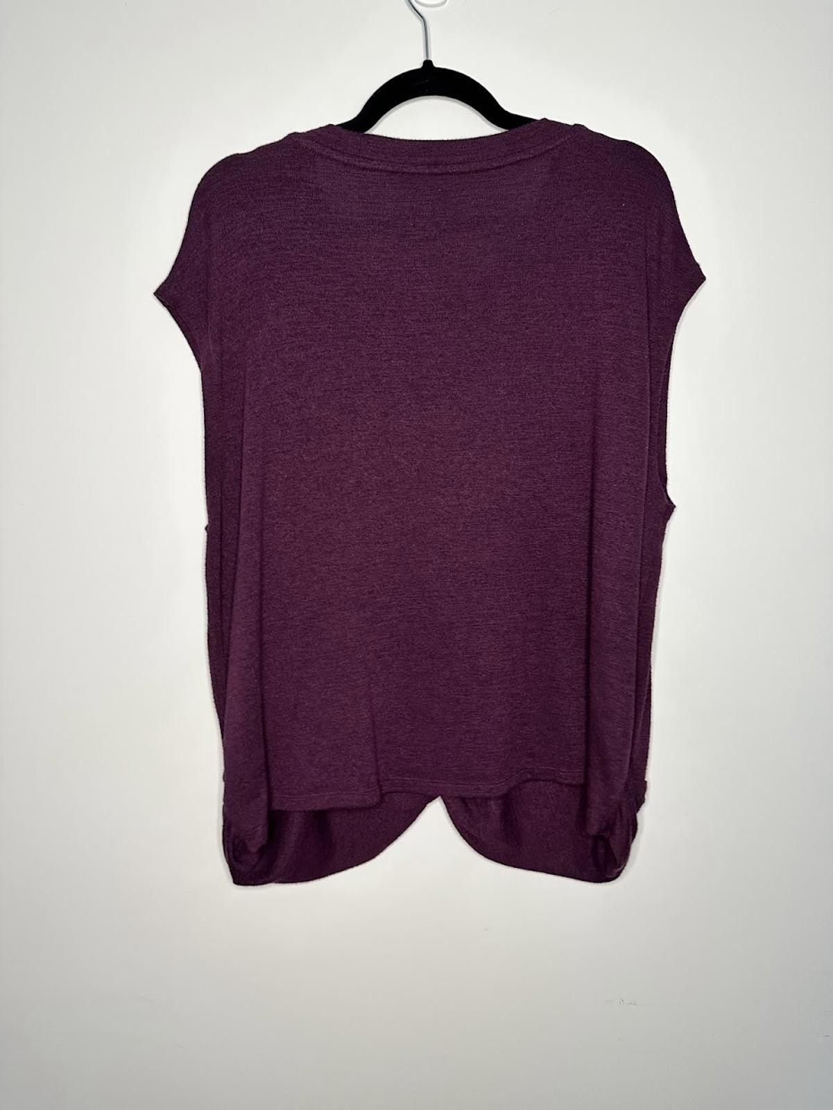 Gap Gap Purple Cap-Sleeve Top - Sz. XL Size XL / US 12-14 / IT 48-50 - 2 Thumbnail