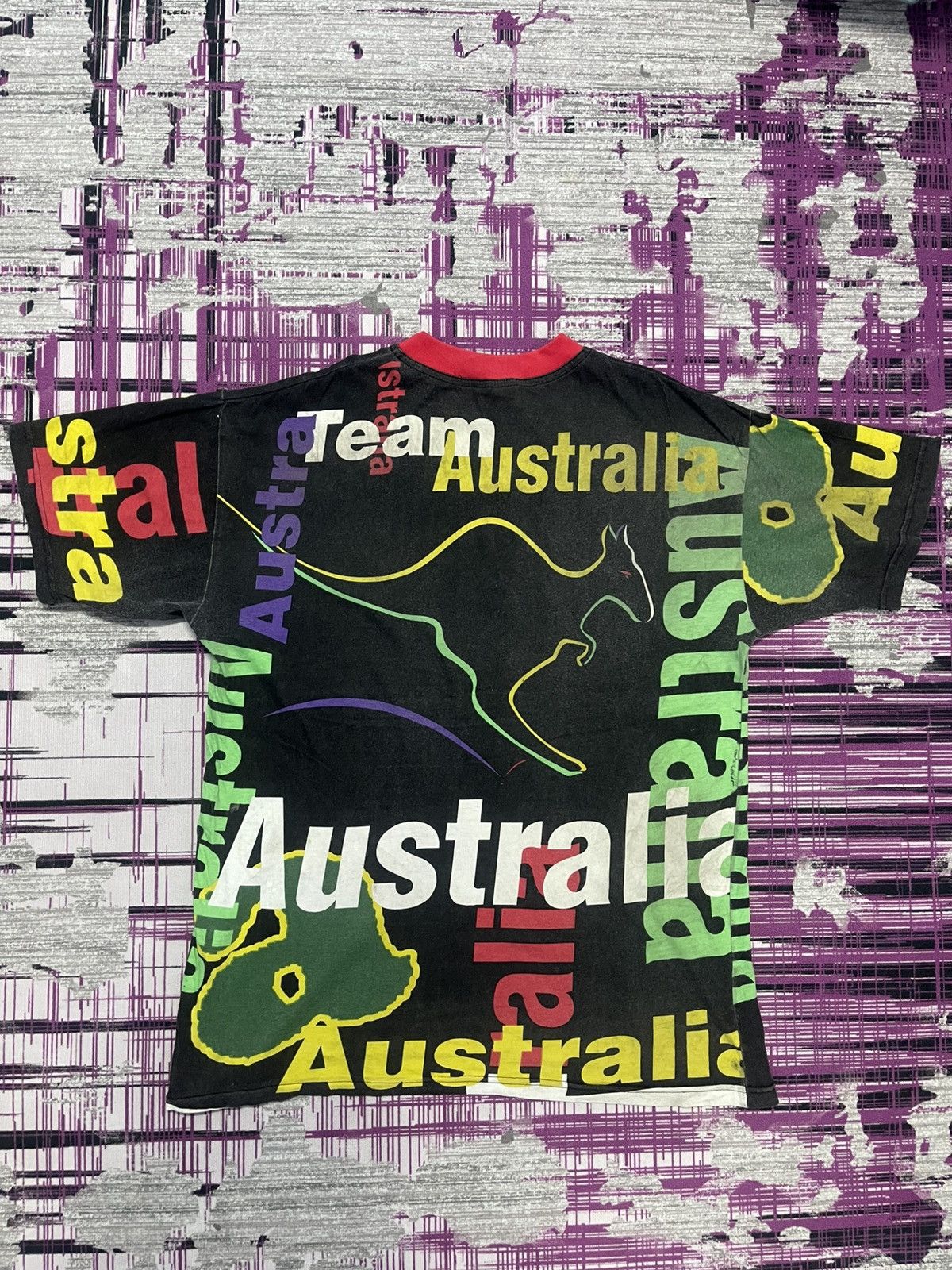 Vintage VINTAGE TEAM AUSTRALIA SPELL OUT VERY RARE Size US XL / EU 56 / 4 - 6 Thumbnail