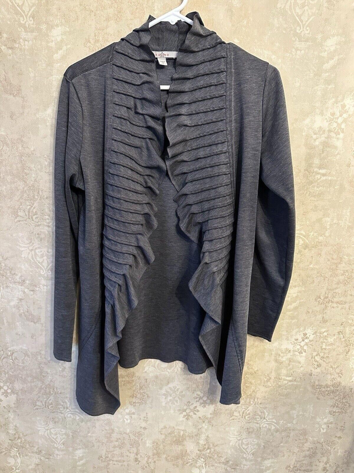 Designer Fever Large Cardigan Gray Size L / US 10 / IT 46 - 1 Thumbnail