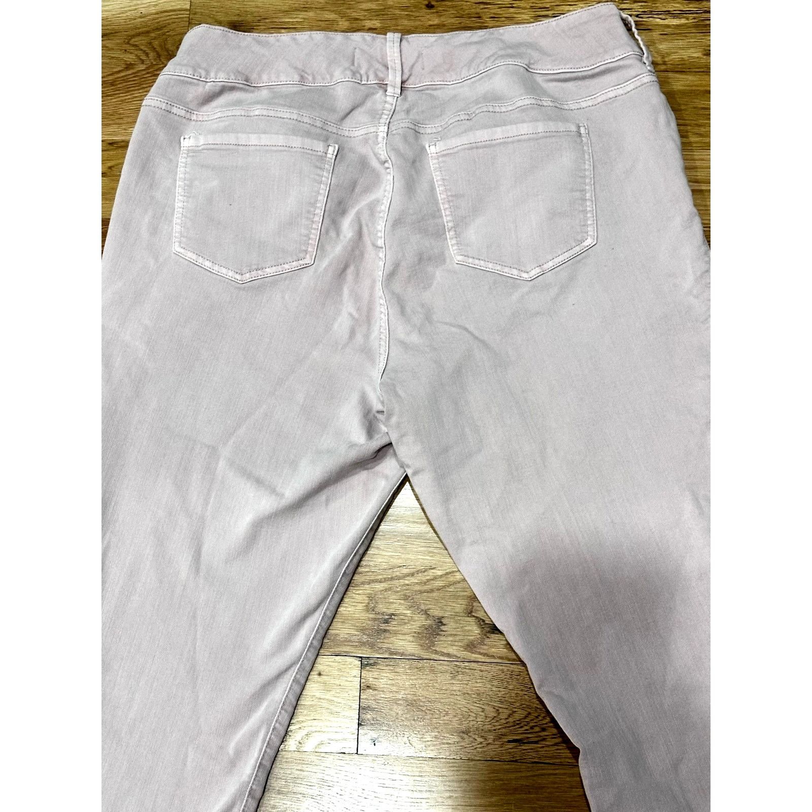 Other Torrid Womens Plus Slim Leg Stretch Designer Jeans Pink 20R Size 42" / US 20 - 11 Thumbnail