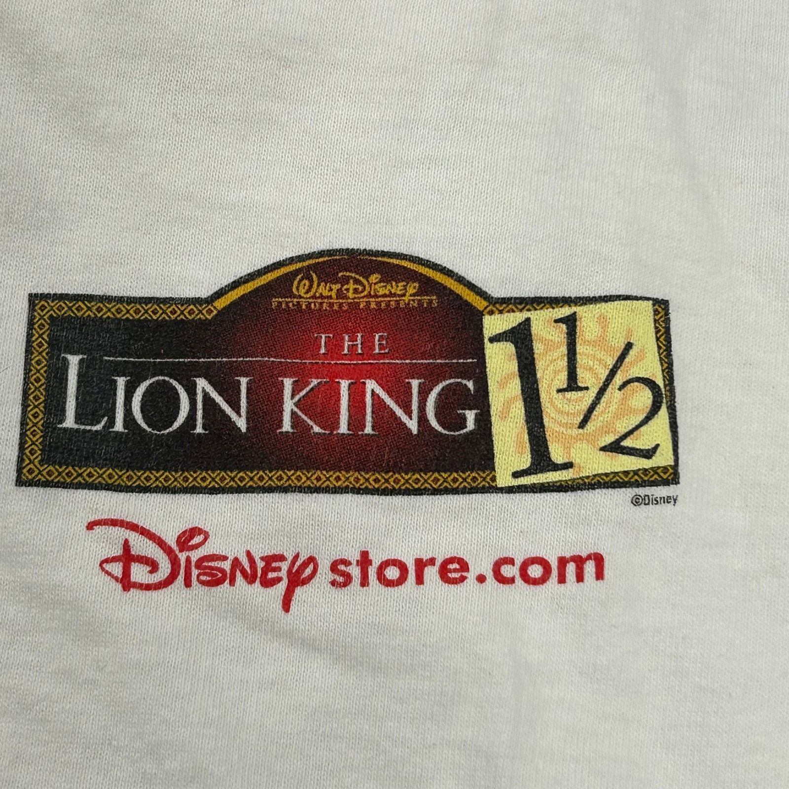 Disney Vintage 2004 The Lion King 1 1/2 Disney Movie Promo Tee XL Size US XL / EU 56 / 4 - 4 Thumbnail