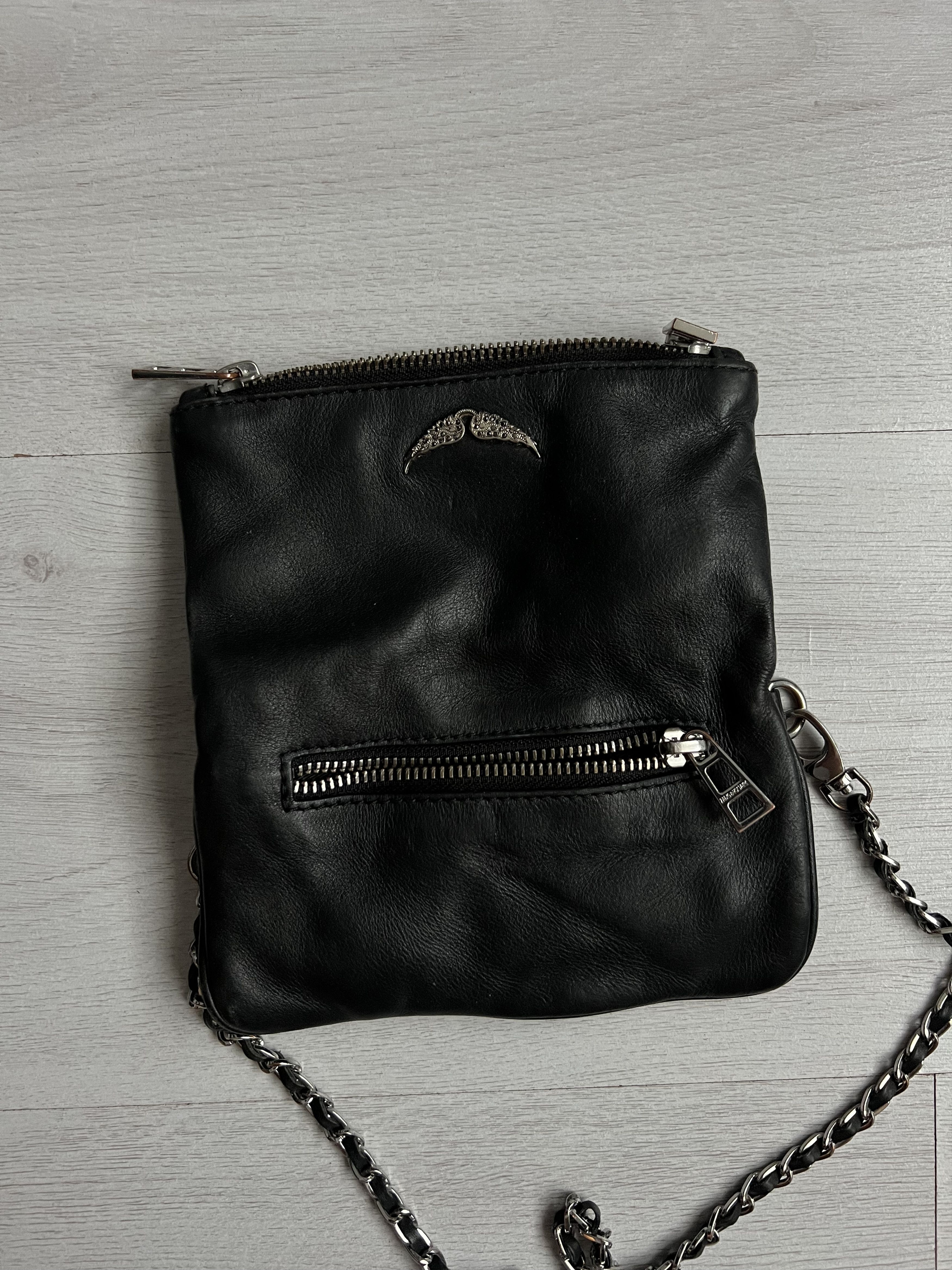 Zadig & Voltaire Zadig&Voltaire Nano studded mini bag Rock Leather clutch bag Size ONE SIZE - 6 Thumbnail