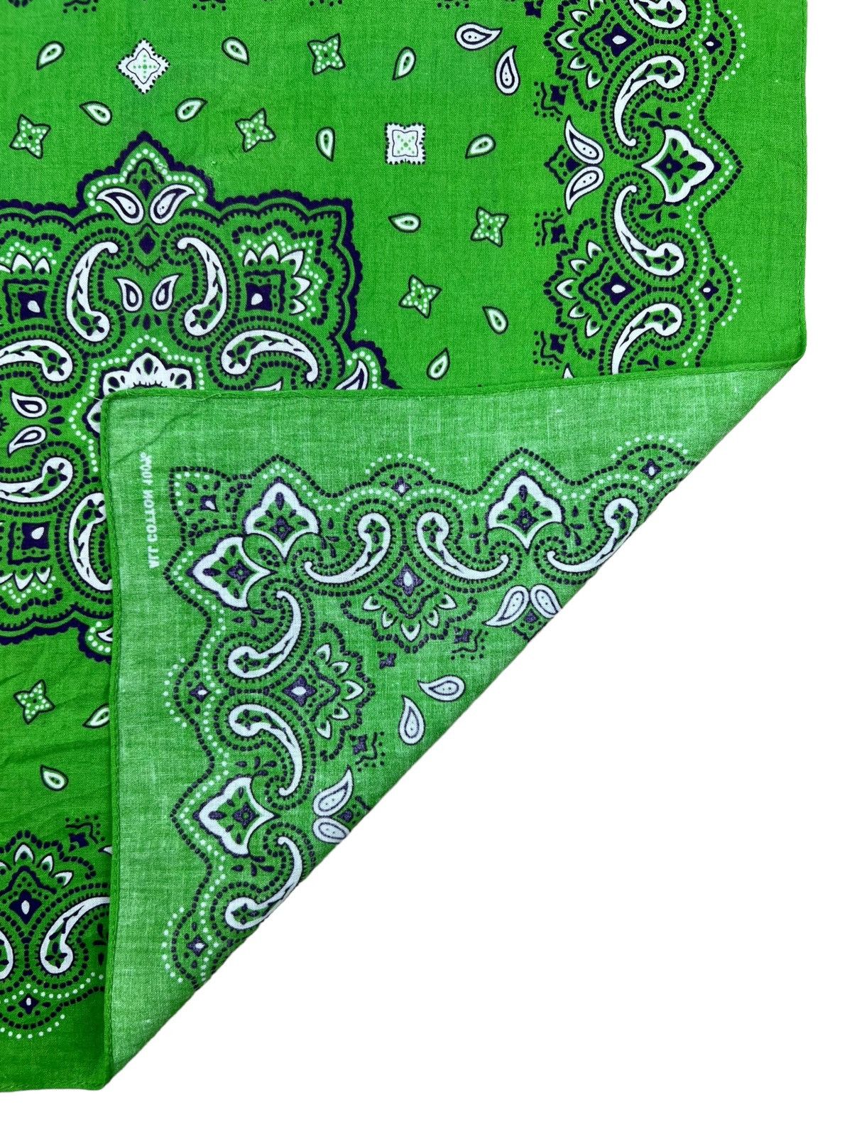 Japanese Brand Paislee Handkerchief Neckerchief Bandana Pocketsquare Size ONE SIZE - 4 Thumbnail