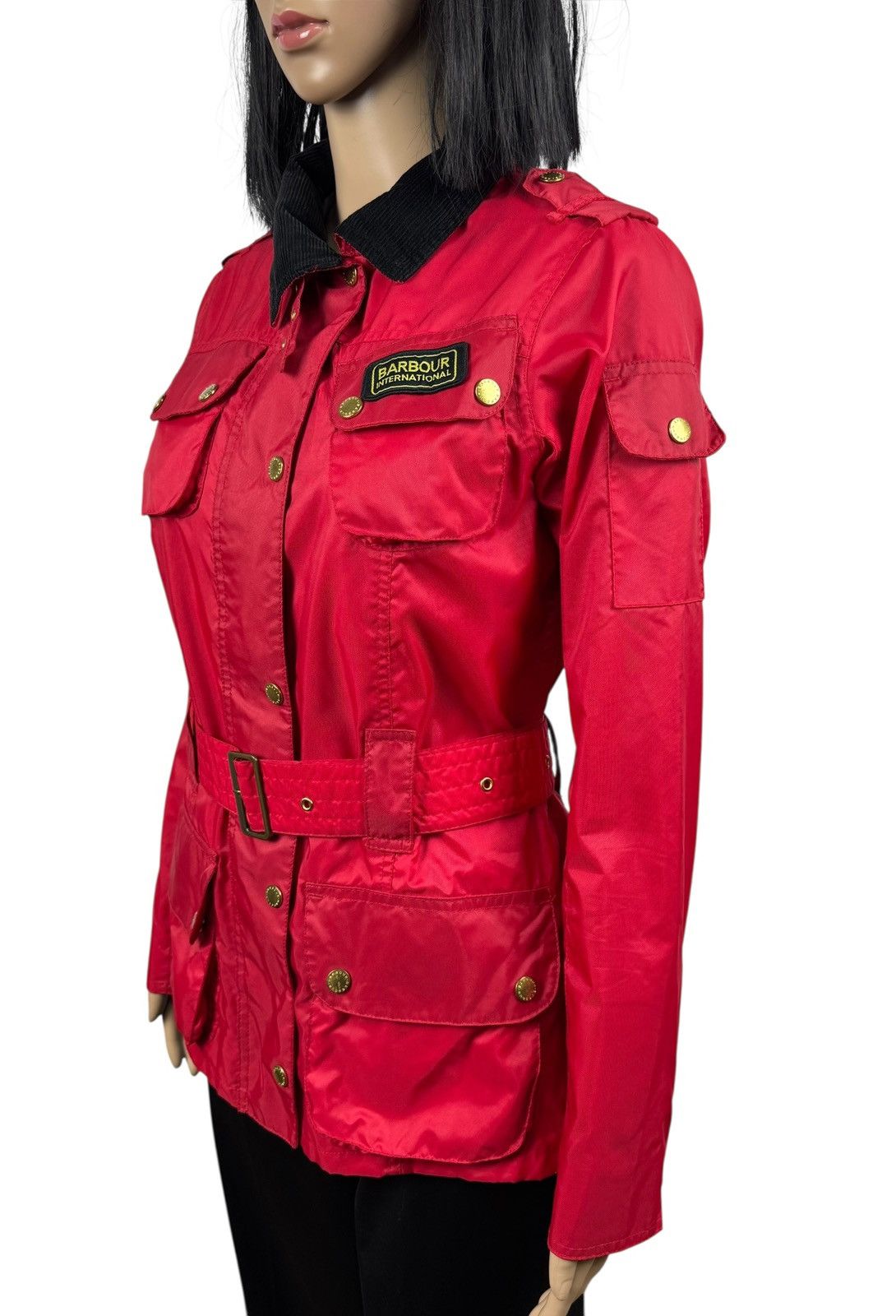 Barbour Barbour International Rainbow Belted Jacket Nylon UK8 US4 Size S / US 4 / IT 40 - 7 Thumbnail