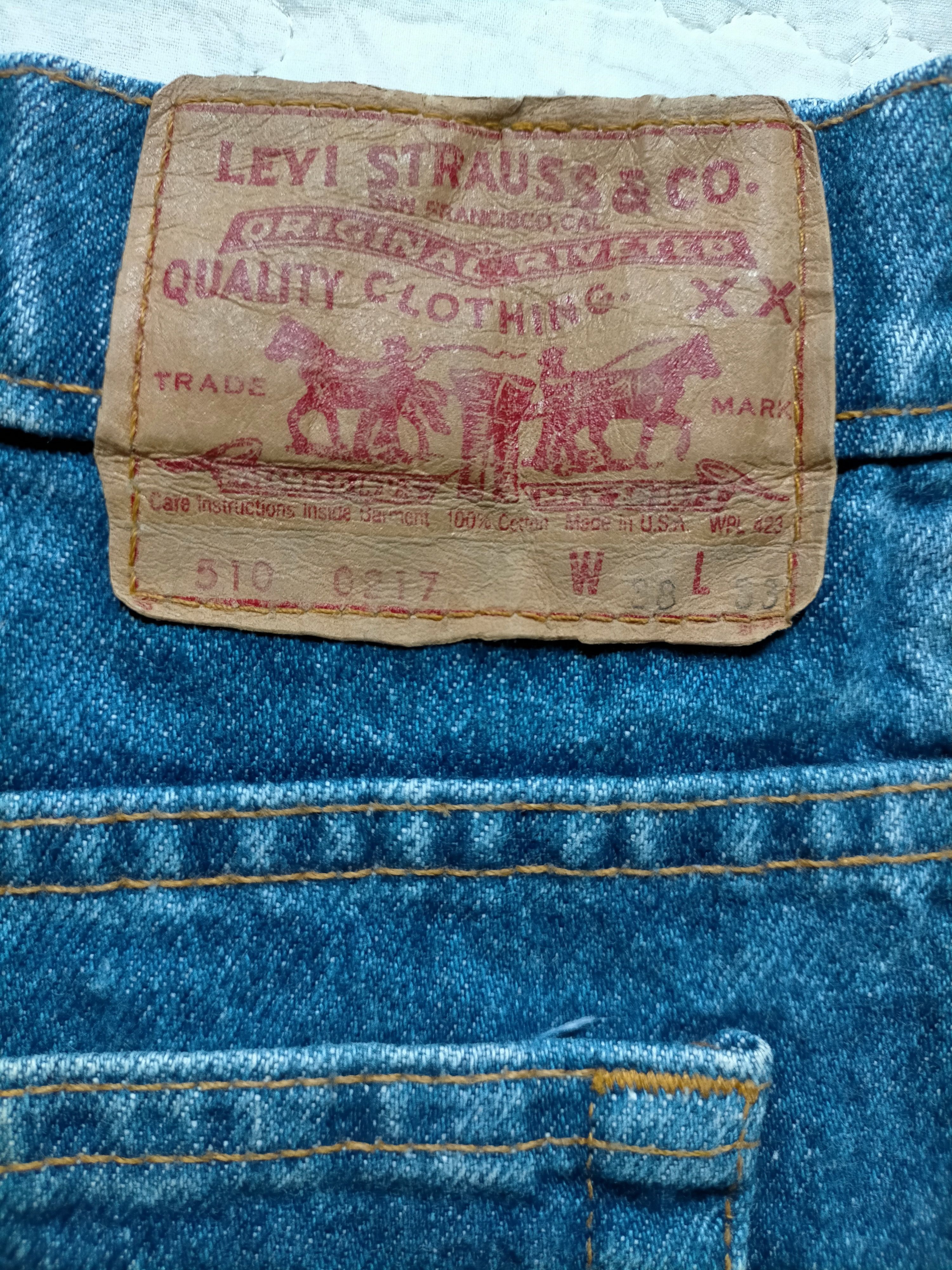 Levi's Vintage 80s Levis 510 usa denim pants Size US 34 / EU 50 - 19 Thumbnail