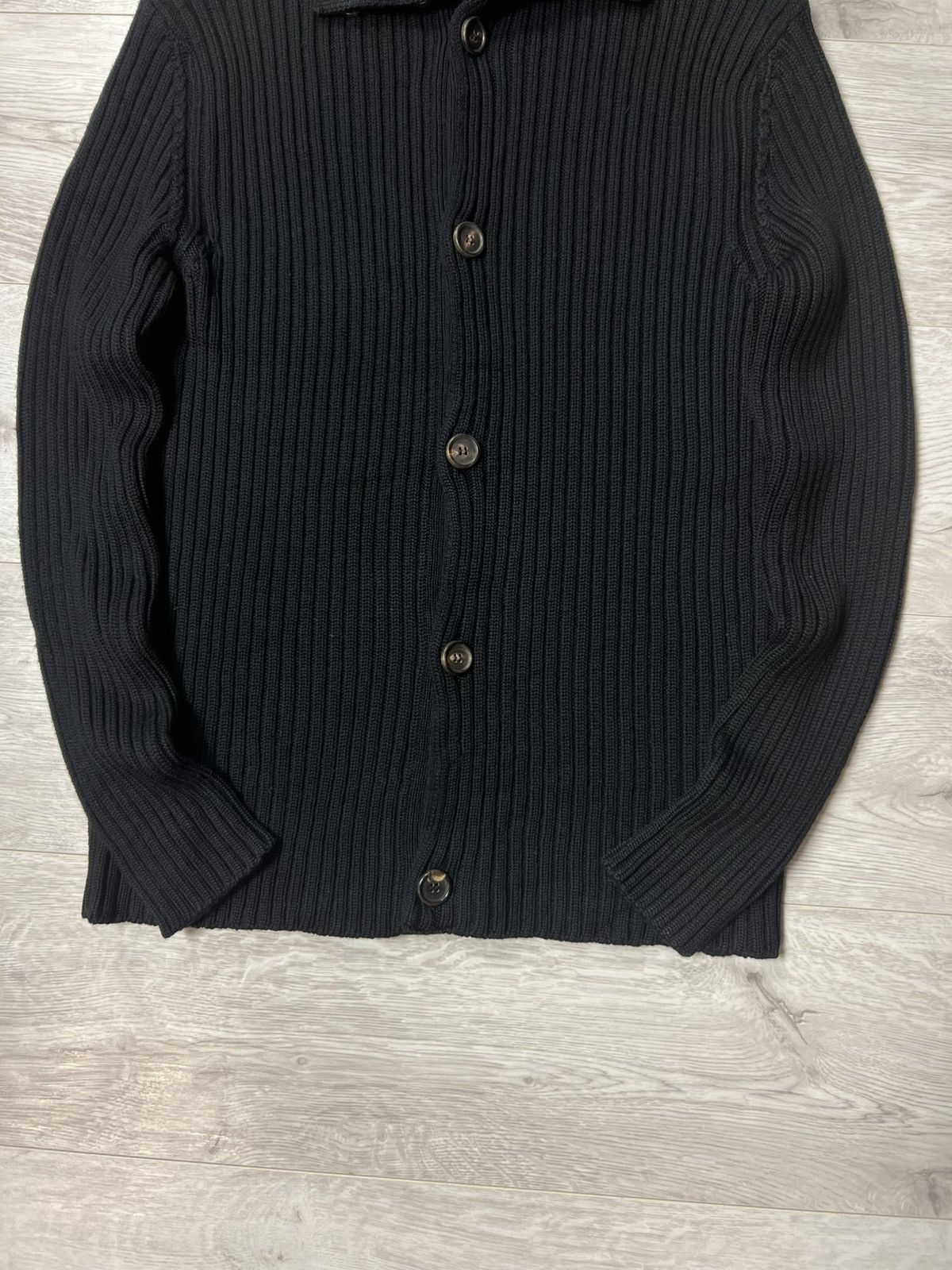 Etro Etro Milano Ribbed Button Up Cardigan Sweater High Collar Size US L / EU 52-54 / 3 - 5 Thumbnail