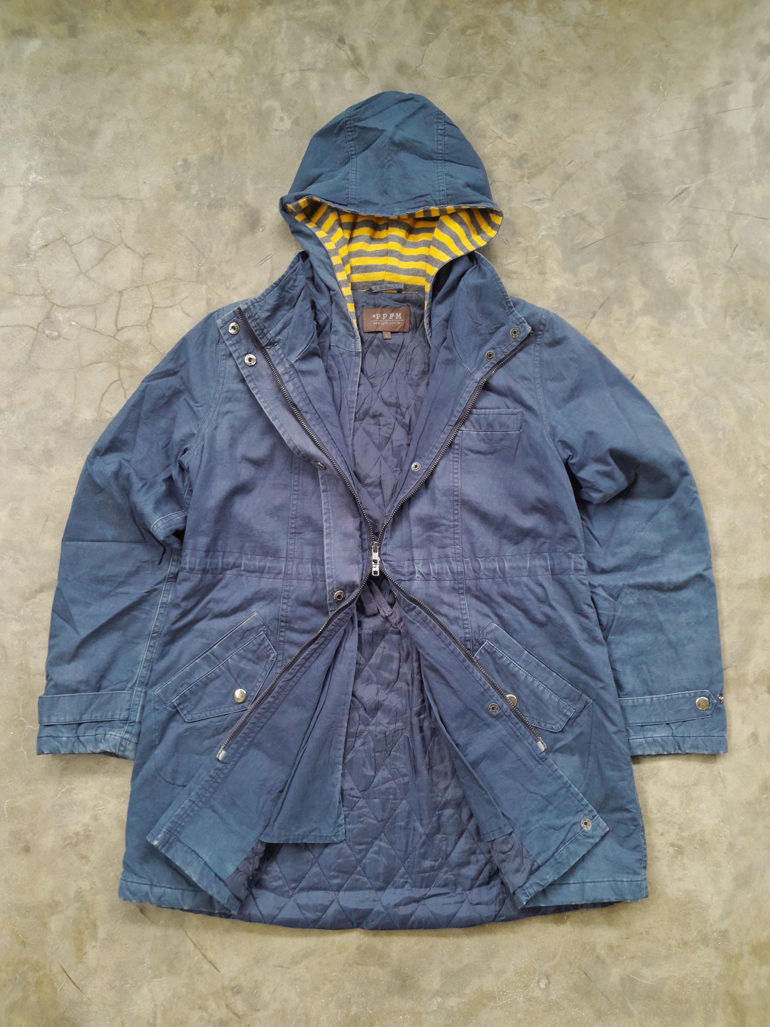 Japanese Brand 2000s PPFM - Parka Hooded Jacket Size L / US 10 / IT 46 - 1 Thumbnail