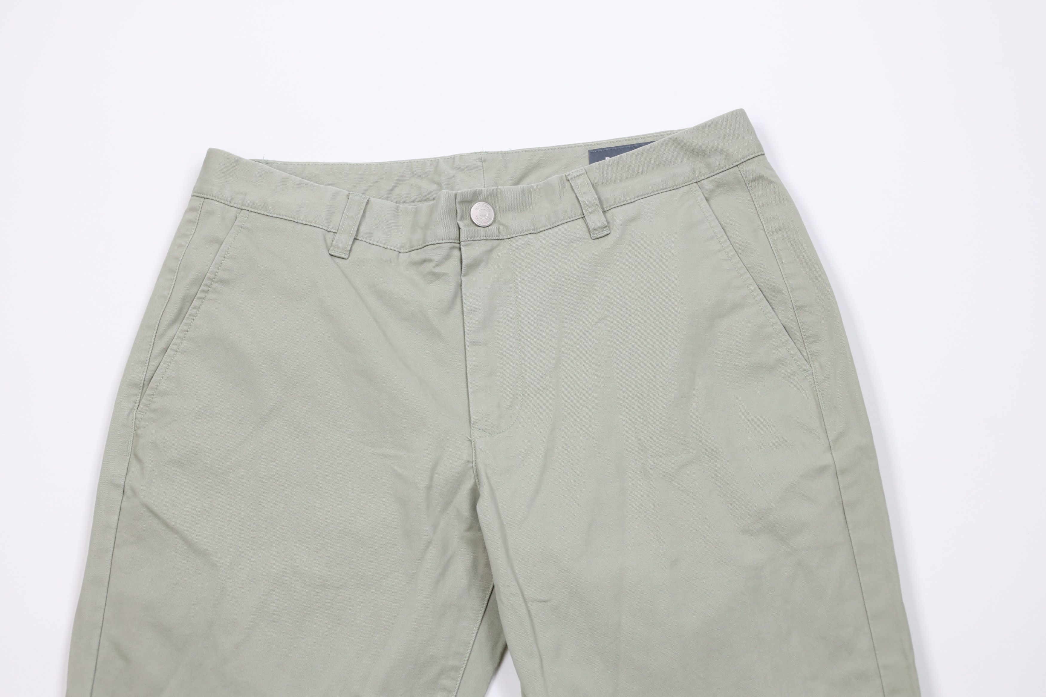 Bonobos Bonobos Athletic Fit Straight Leg Chino Pants Light Green Size US 32 / EU 48 - 2 Thumbnail