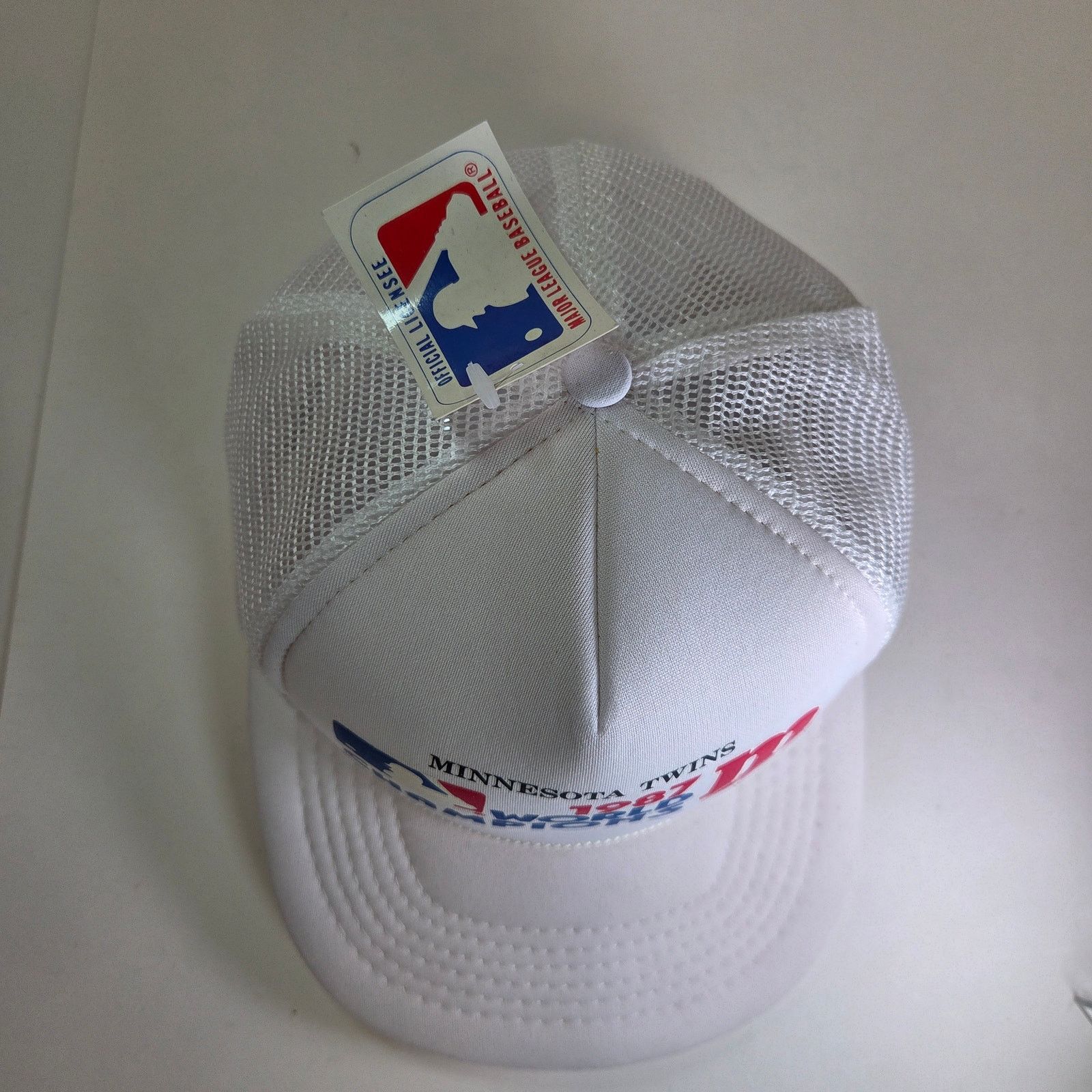 Other MN Twins 1987 World Champions Snapback Trucker Hat M/L Size ONE SIZE - 5 Thumbnail